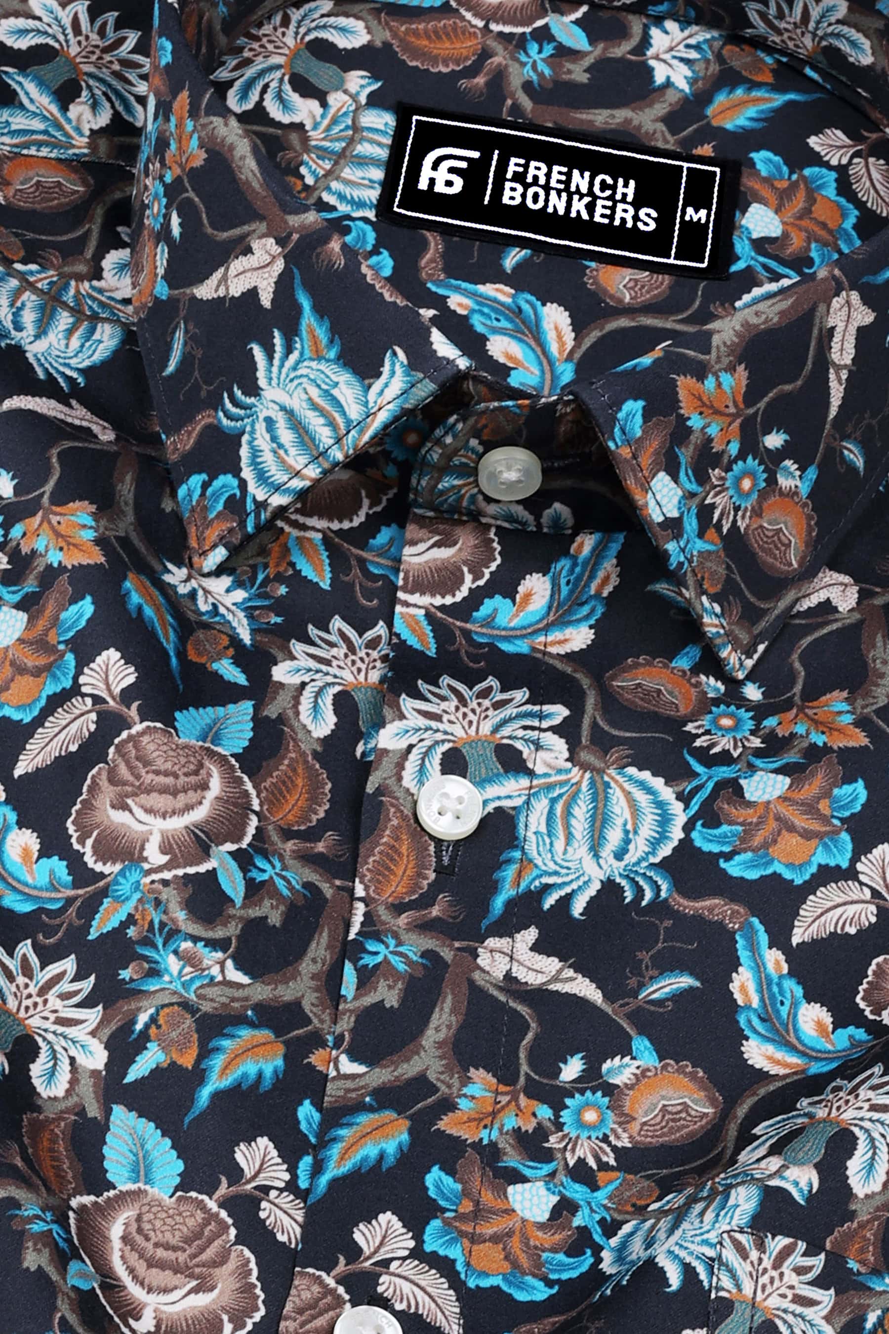 Trooper Sea Wale Printed Cotton Shirt