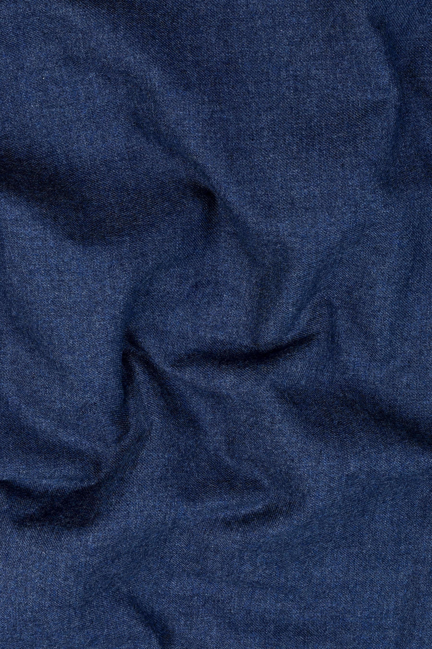 Slate grey denim texture soft cotton shirt