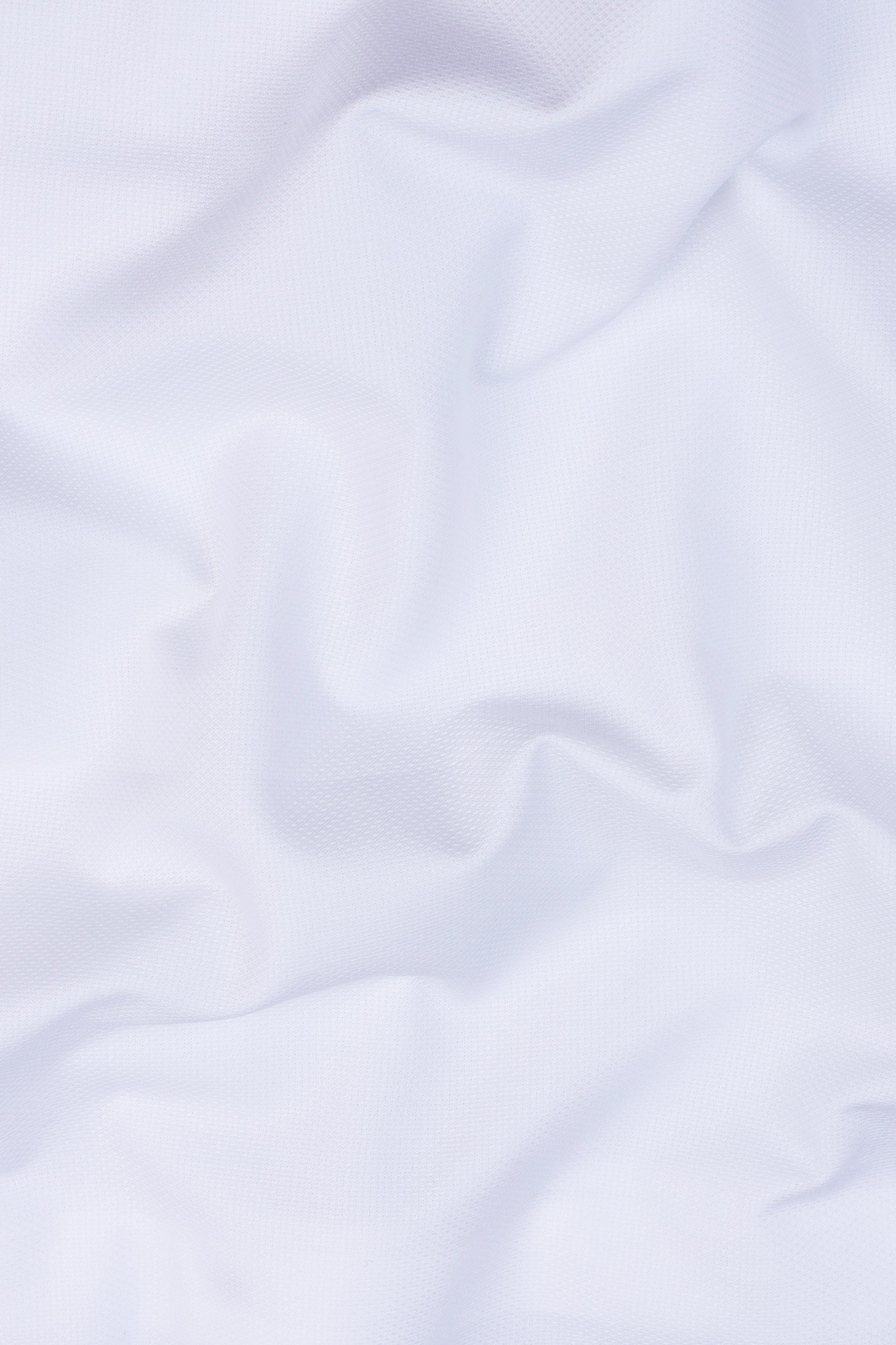 Dove white dobby texture cotton shirt