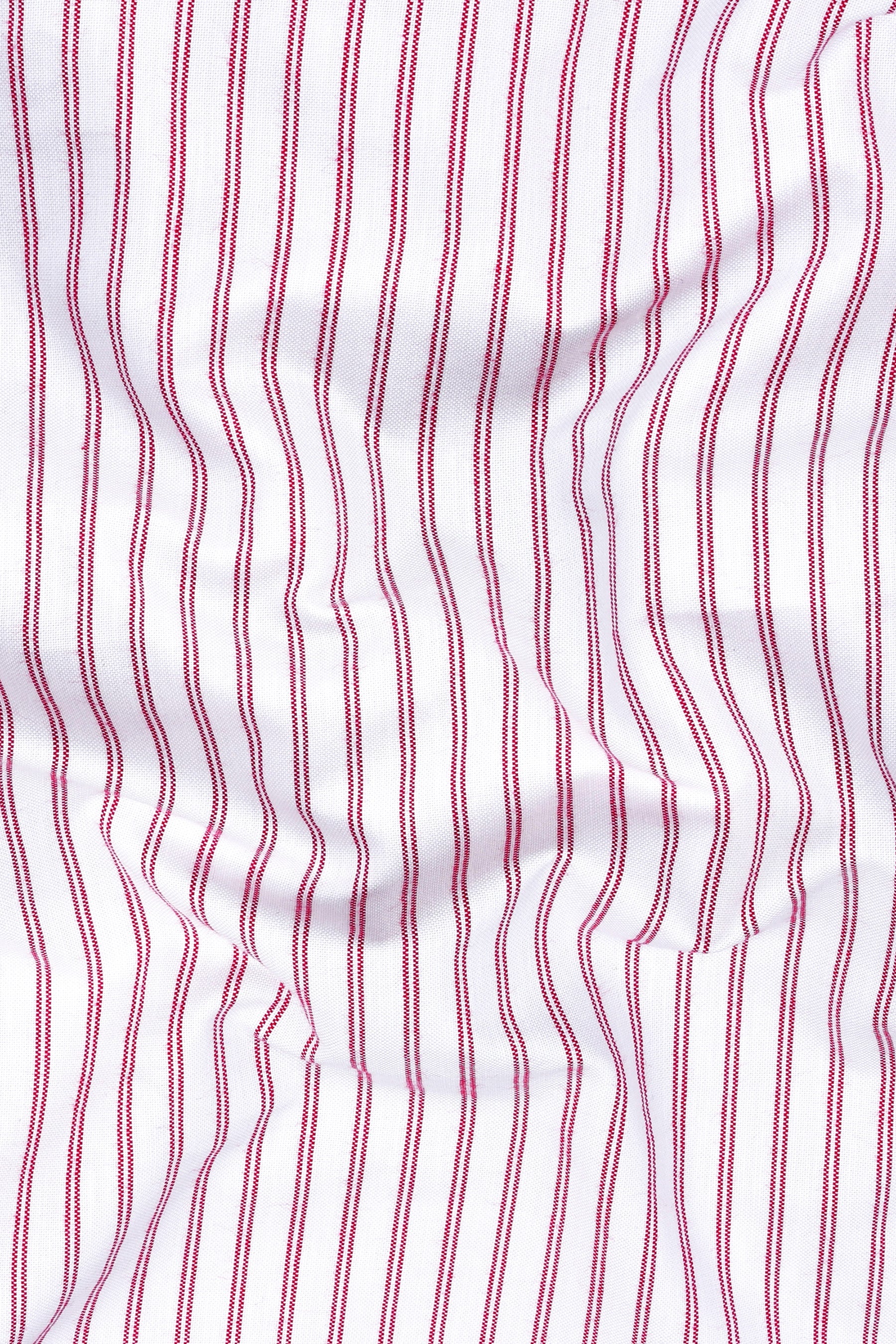Salt white with cardinal red double line regency stripe shirt