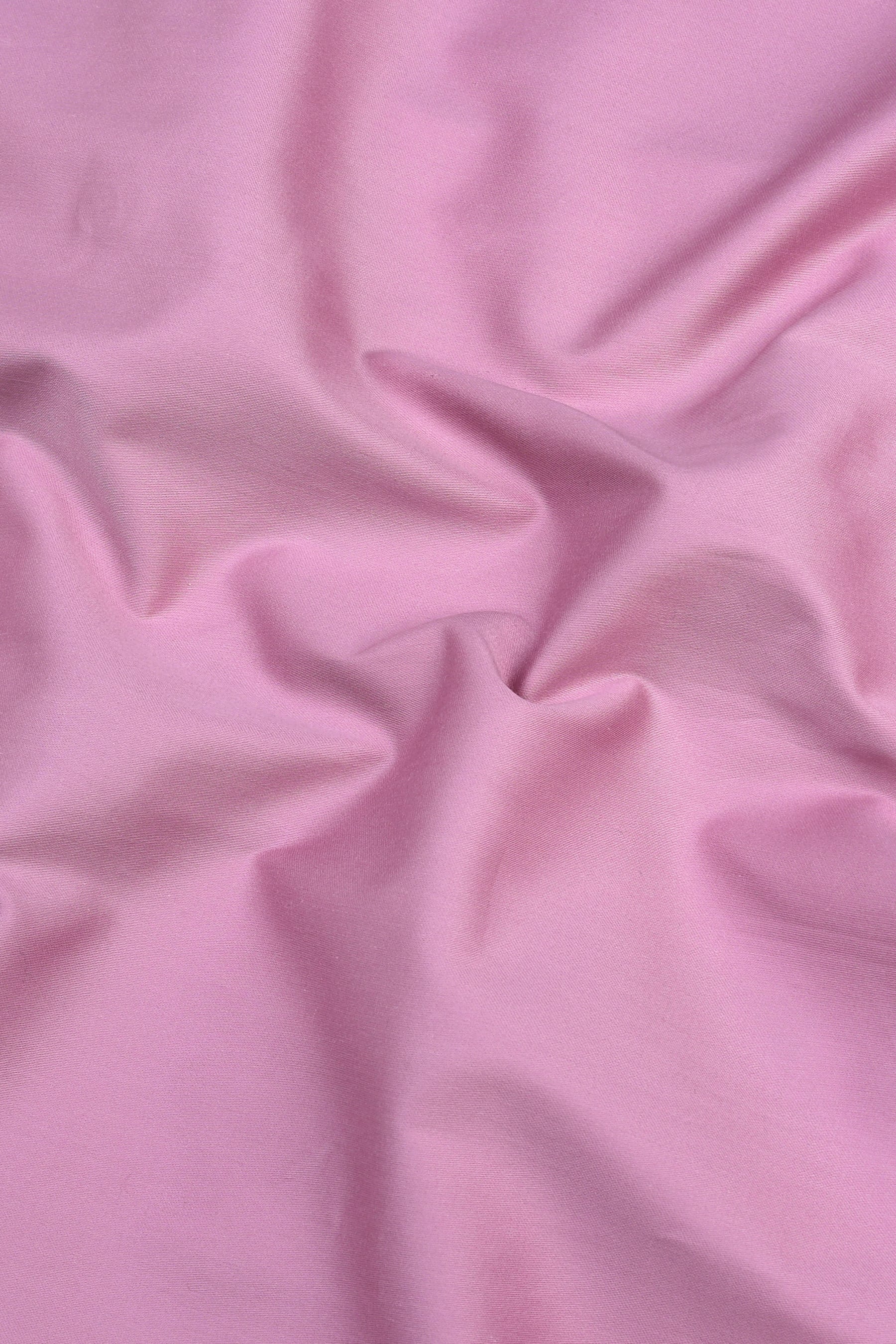 Tea rose pink cotton satin shirt