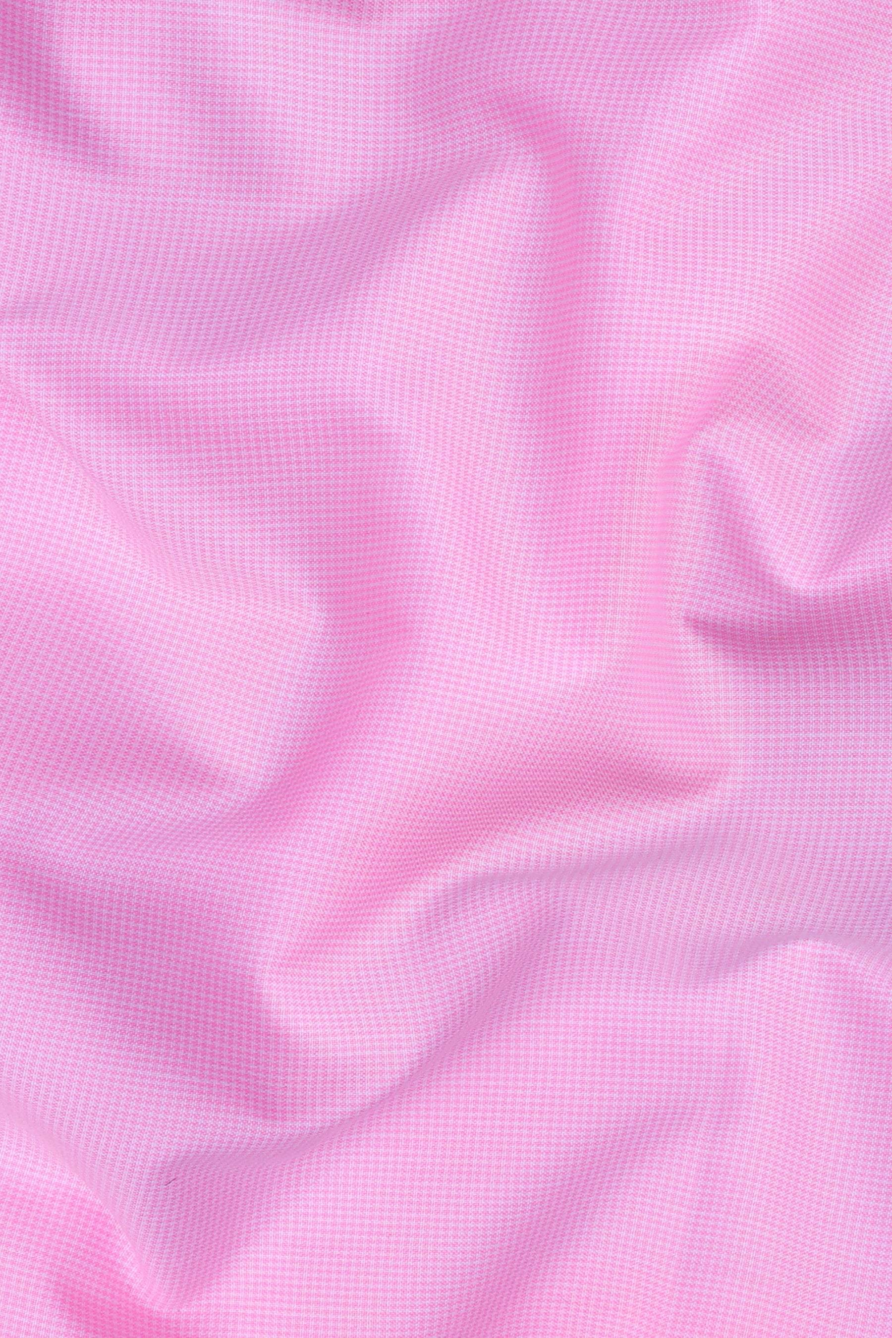 Lemonade pink micro houndstooth shirt