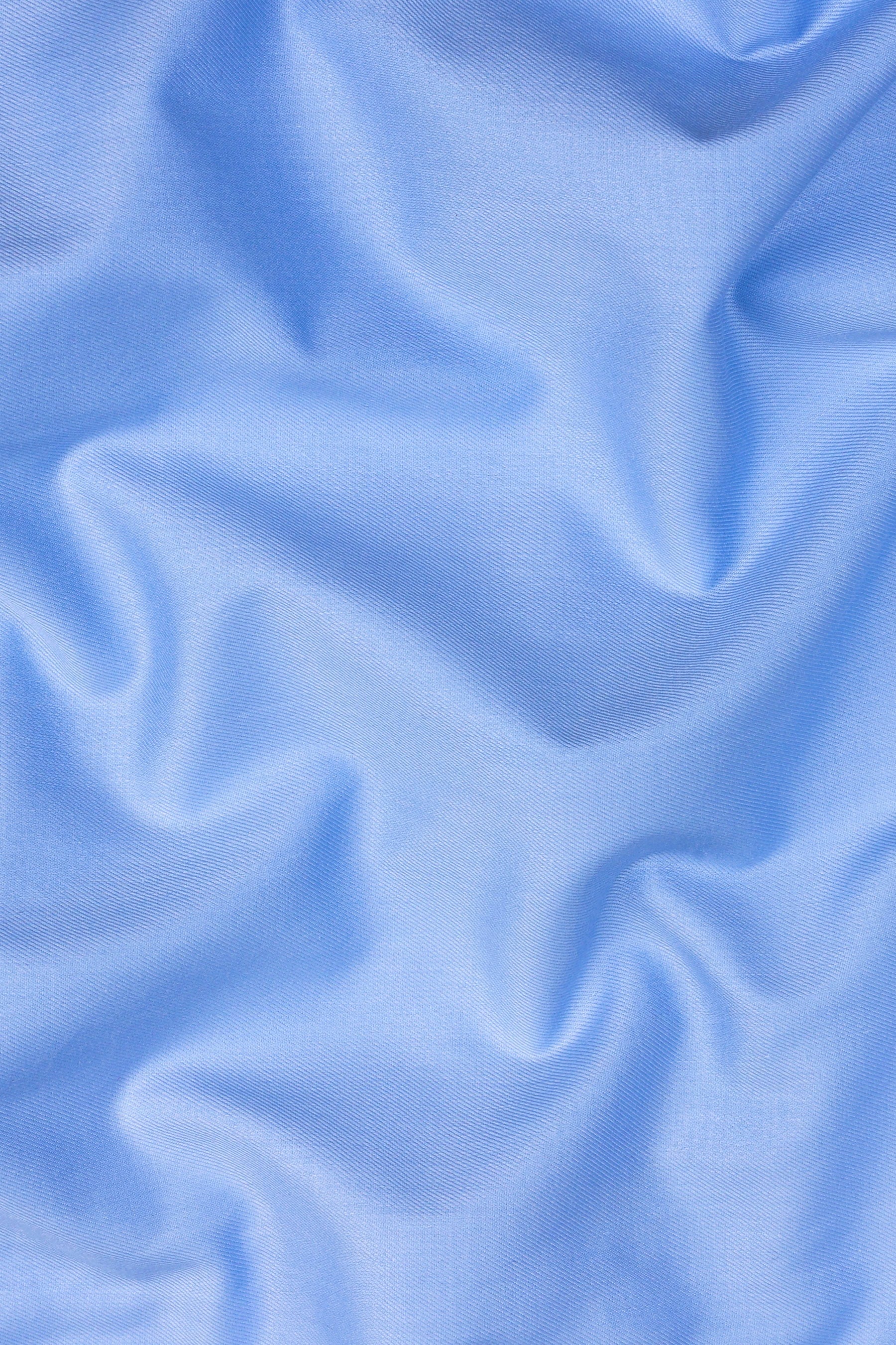 Light turquoise blue solid shirt