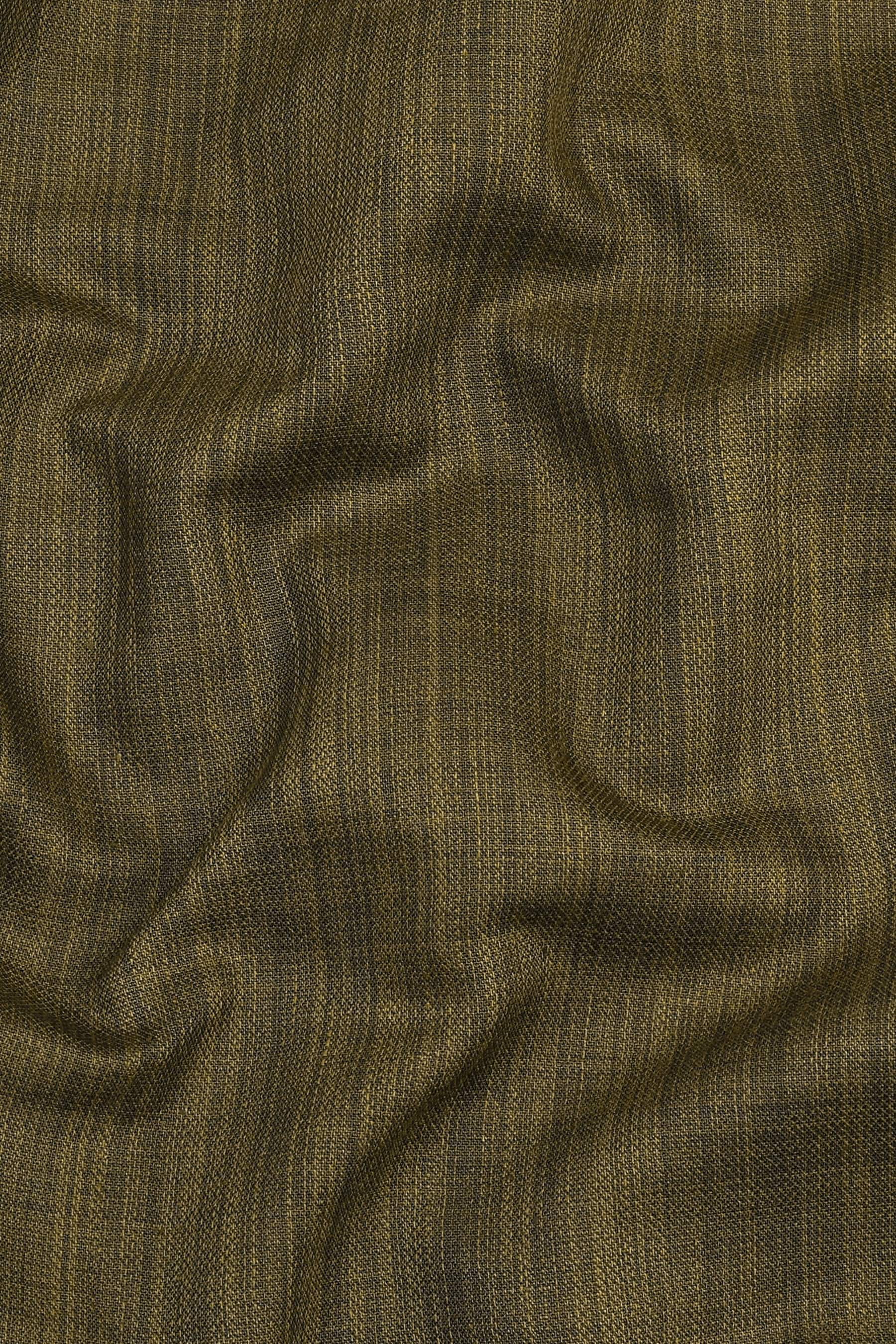 Gorillaz green amsler linen cotton shirt