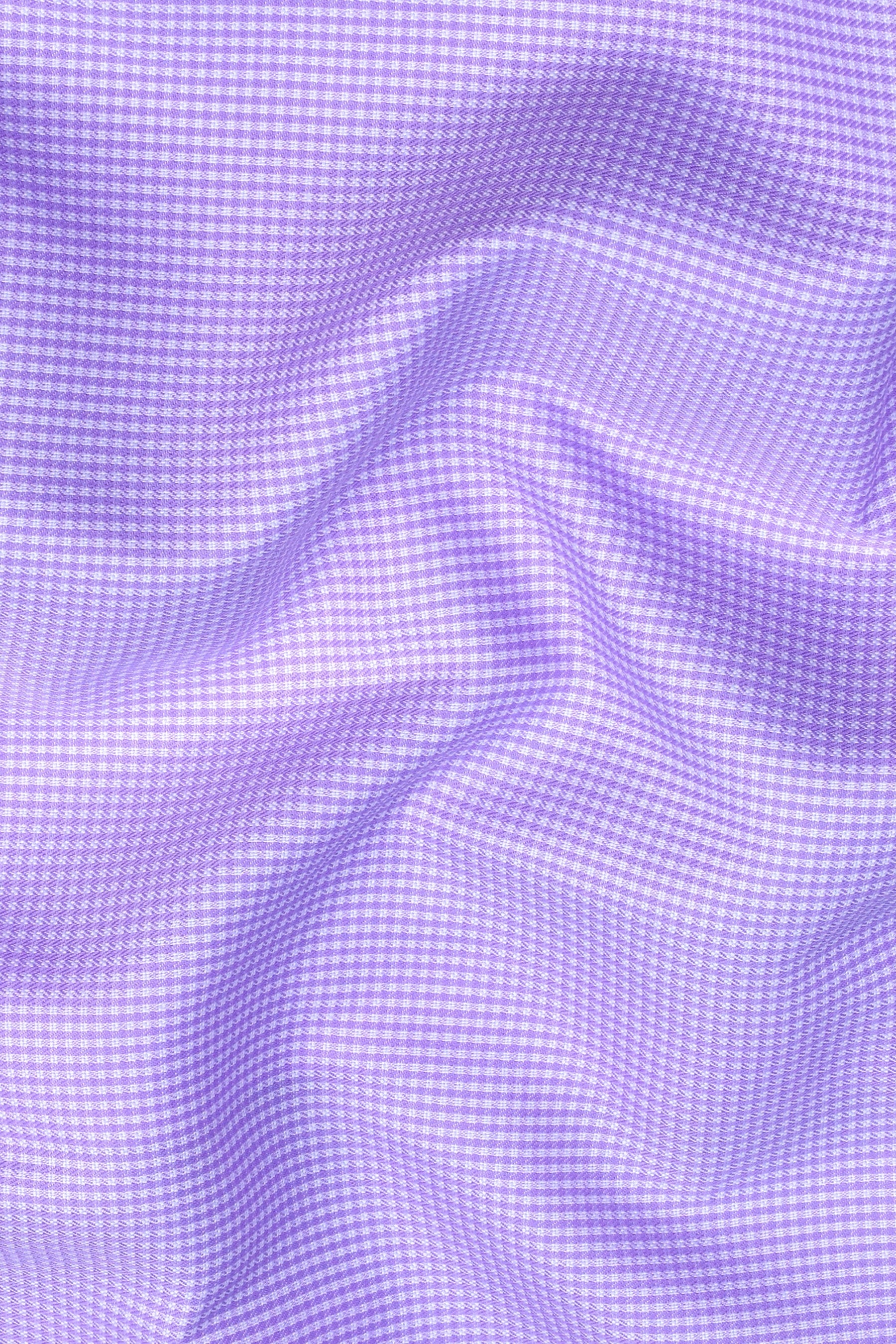 Dapper purple mini check shirt