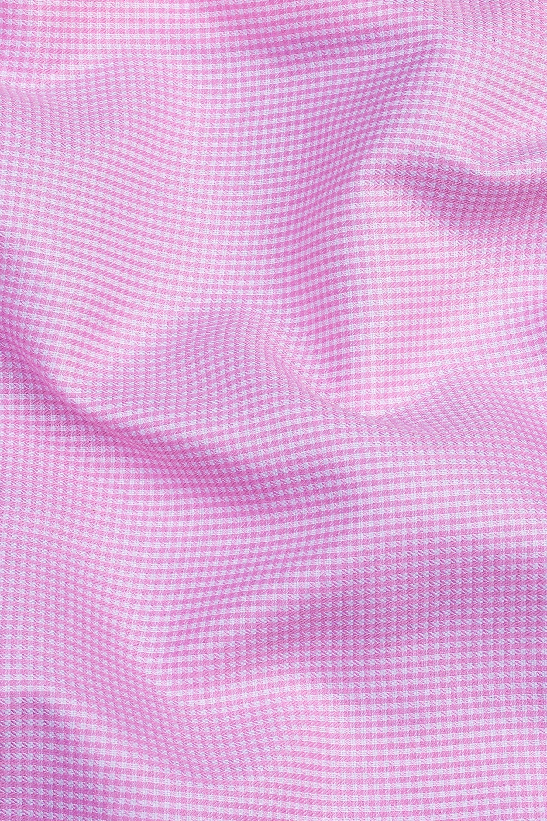 Dapper Pink mini check shirt