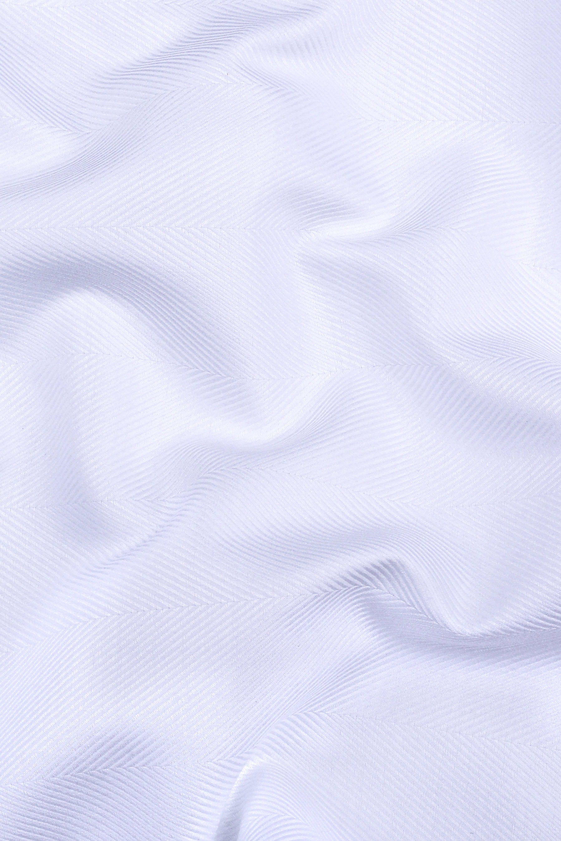 Premium white twill texture cotton shirt