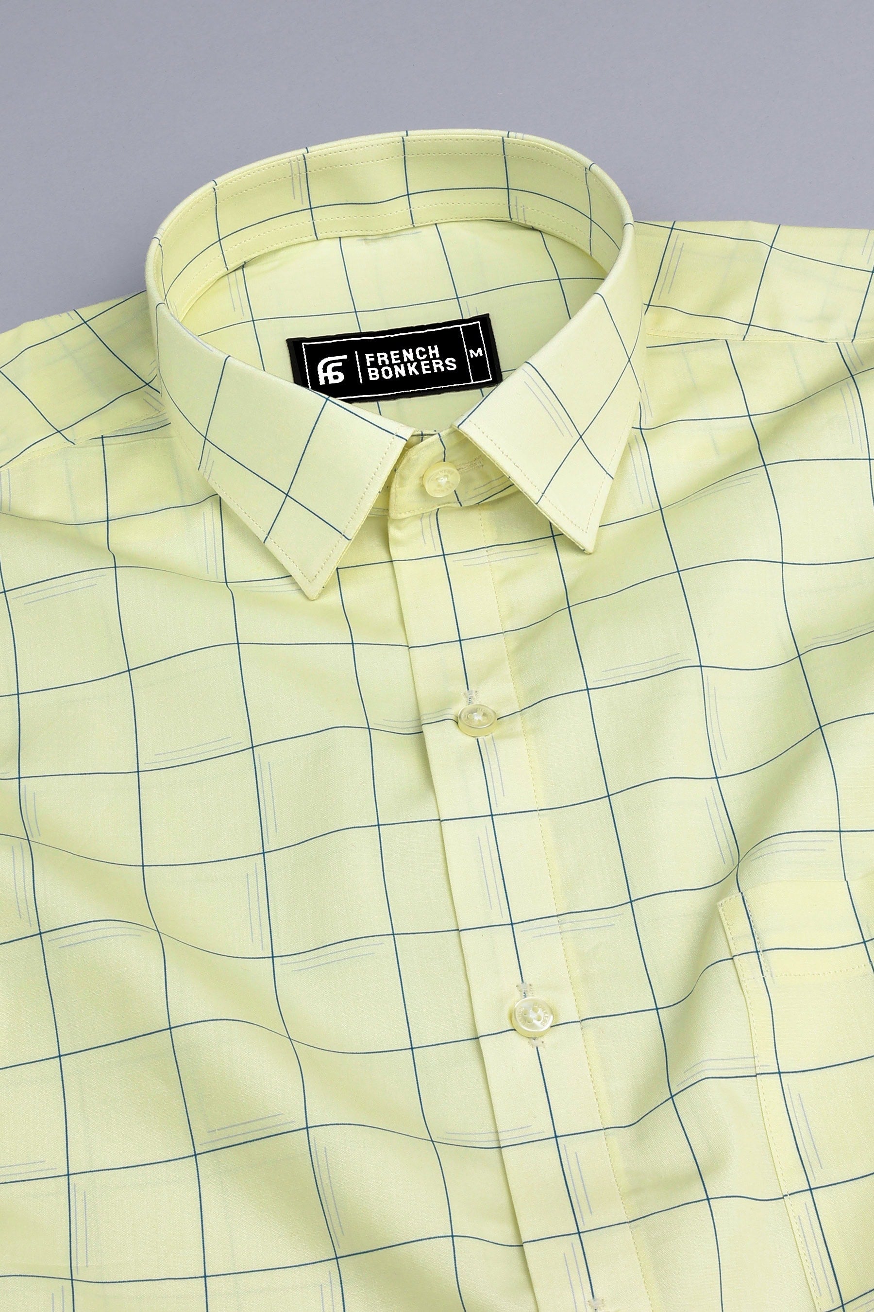 Yellow check shirt mens hotsell