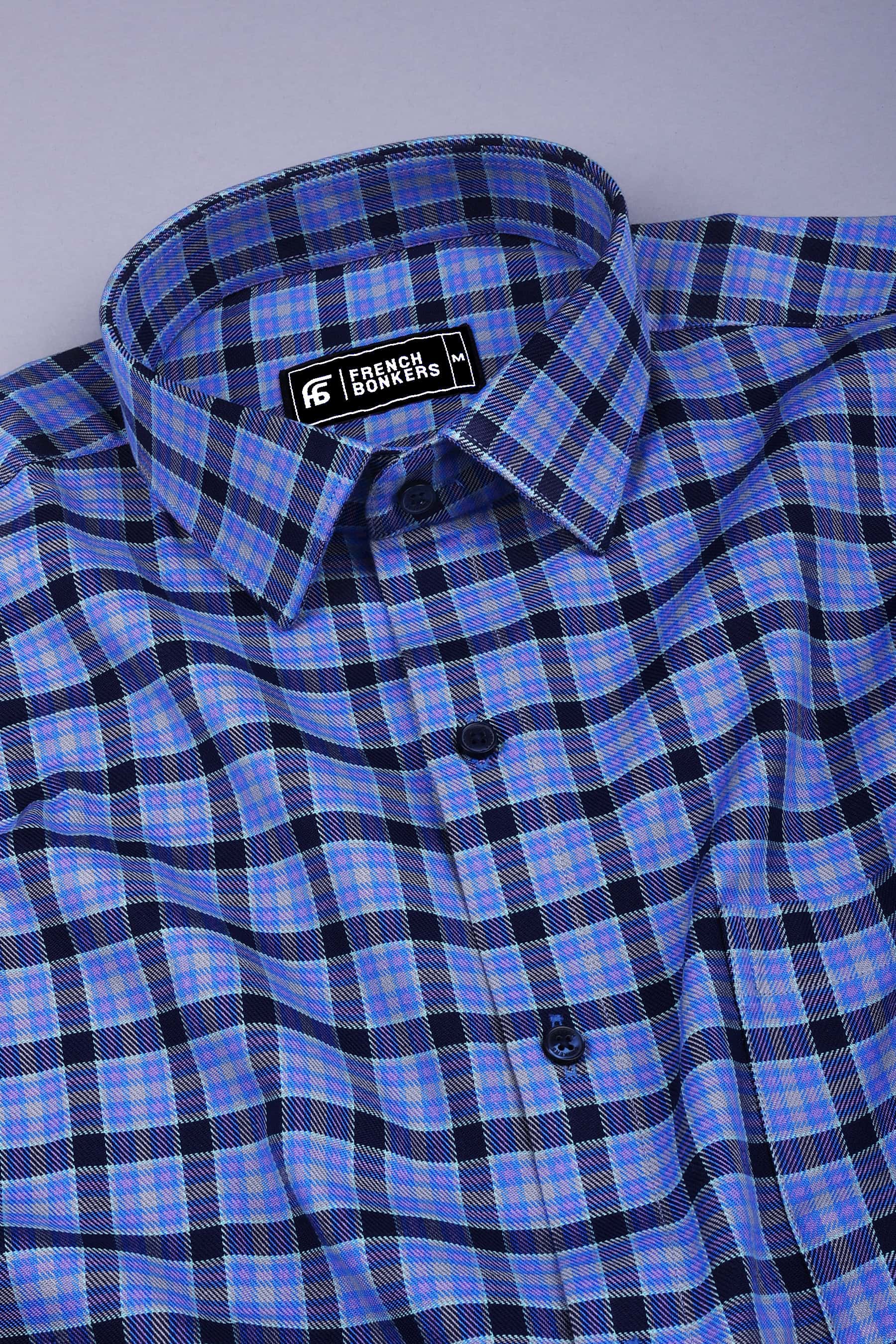 Seb Blue Plaid Shirt main image 1
