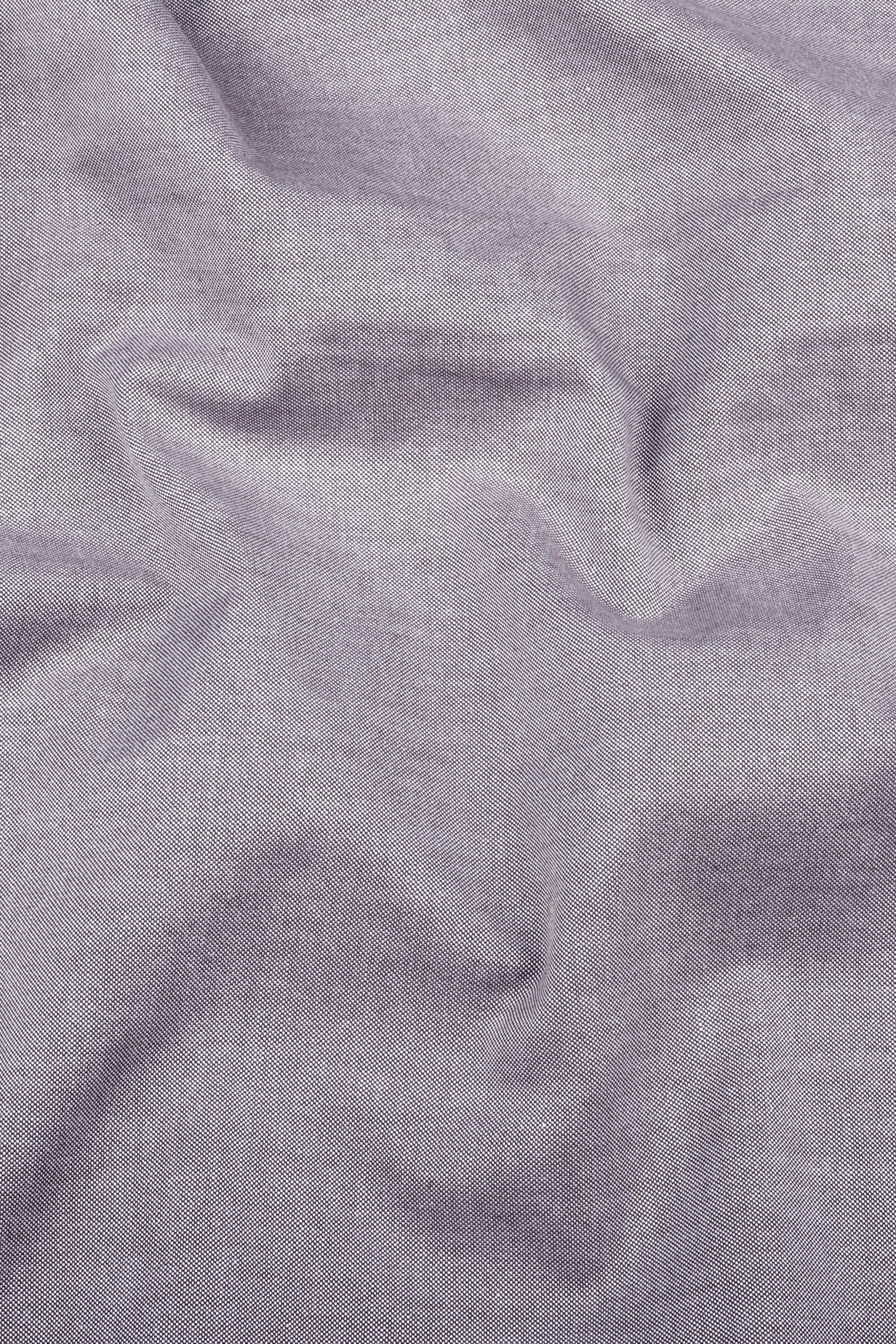 Grey oxford cotton shirt