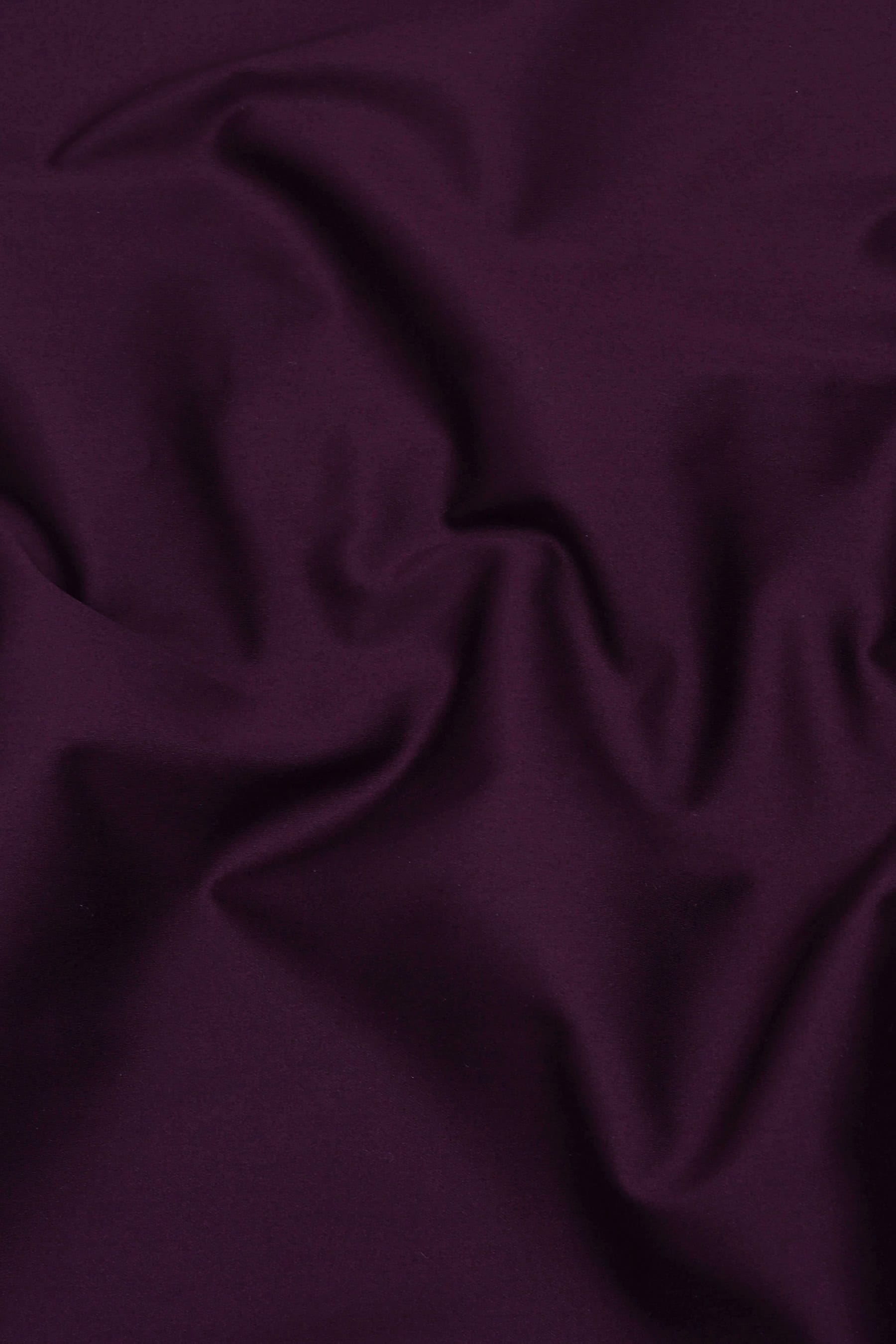 Plum Purple Cotton Satin Shirt
