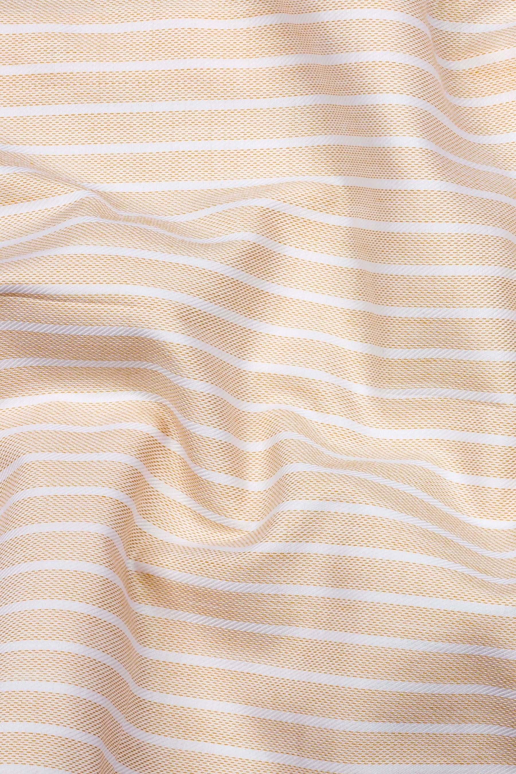 Yellow With White Twill Stripe Premium Shirt