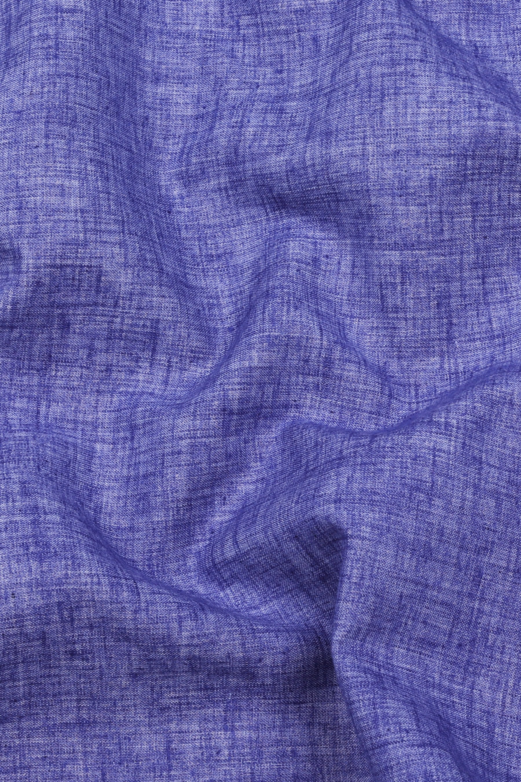 Blue Two Shaded Cotton Shirt