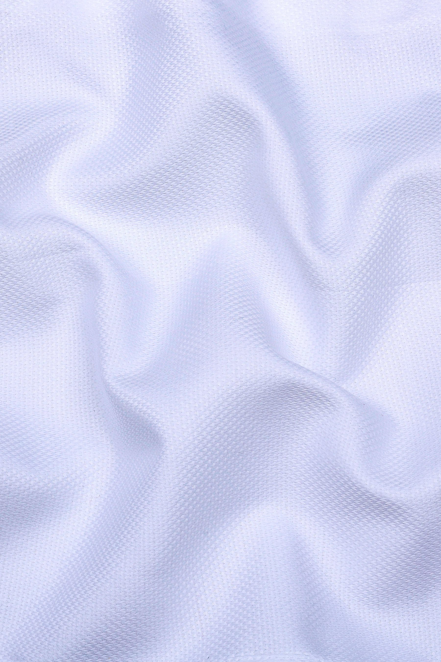 Moonlight White Premium Jacquard Cotton Shirt