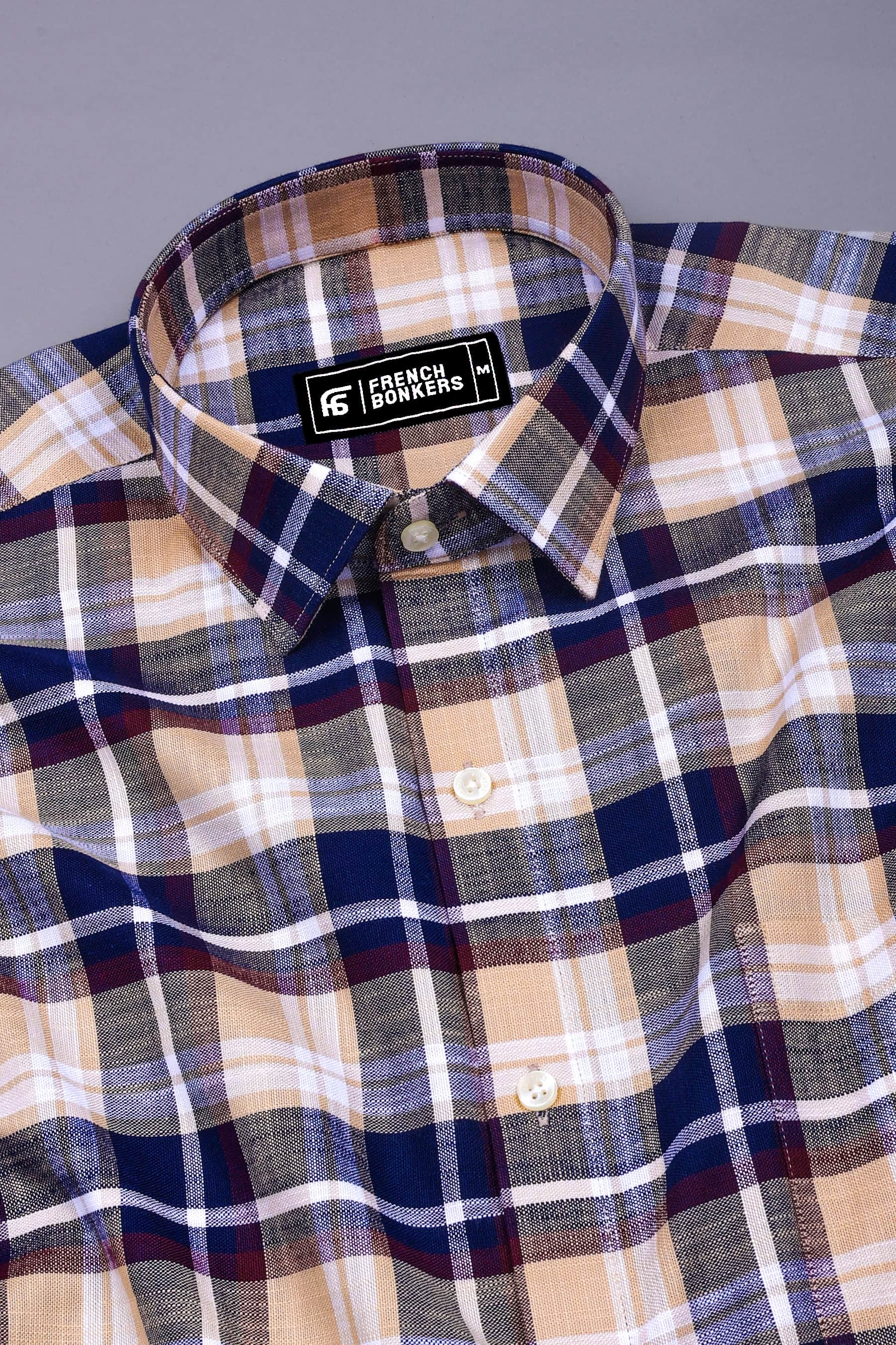 Dusk Weave Multicolour Cotton Check Shirt