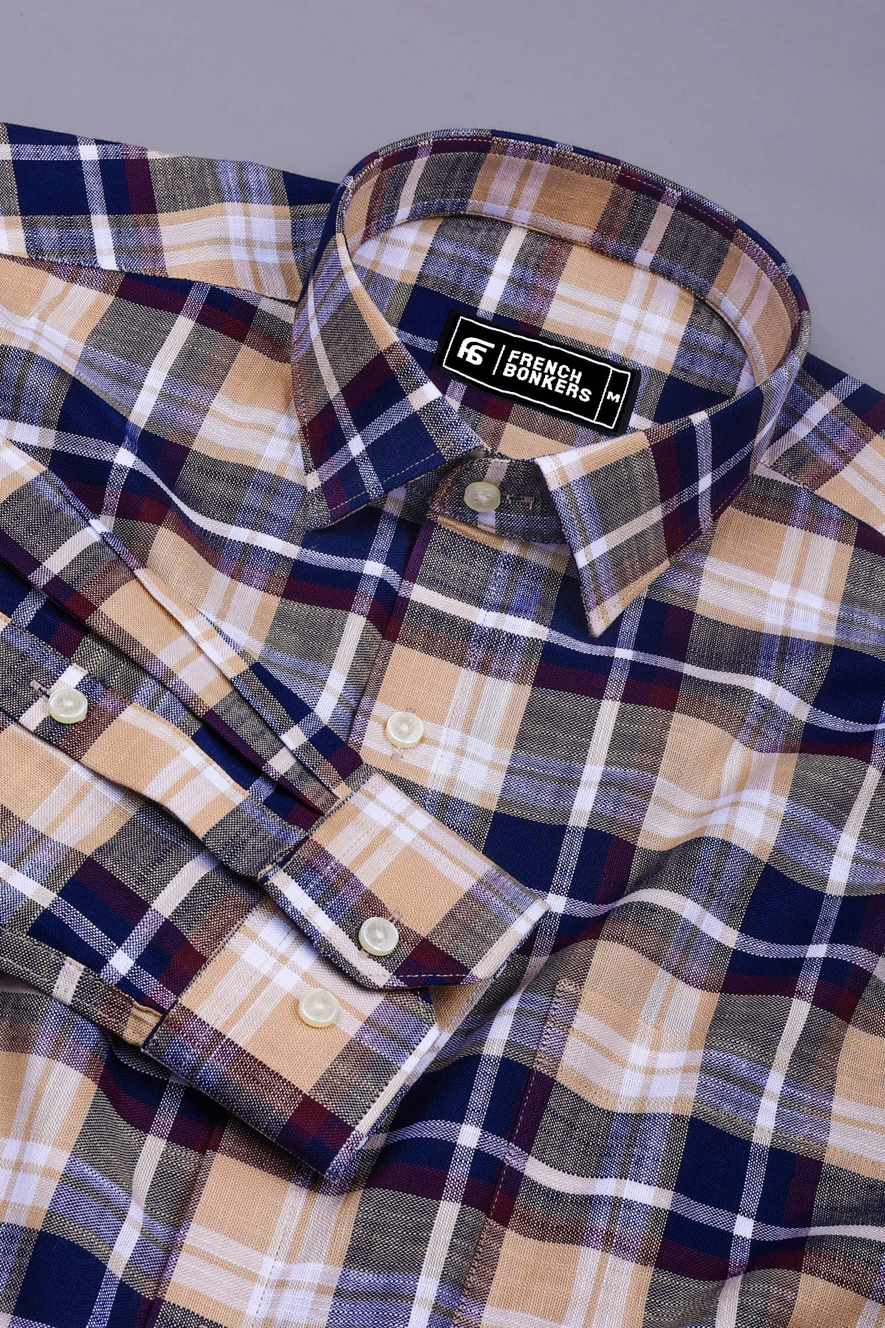 Dusk Weave Multicolour Cotton Check Shirt