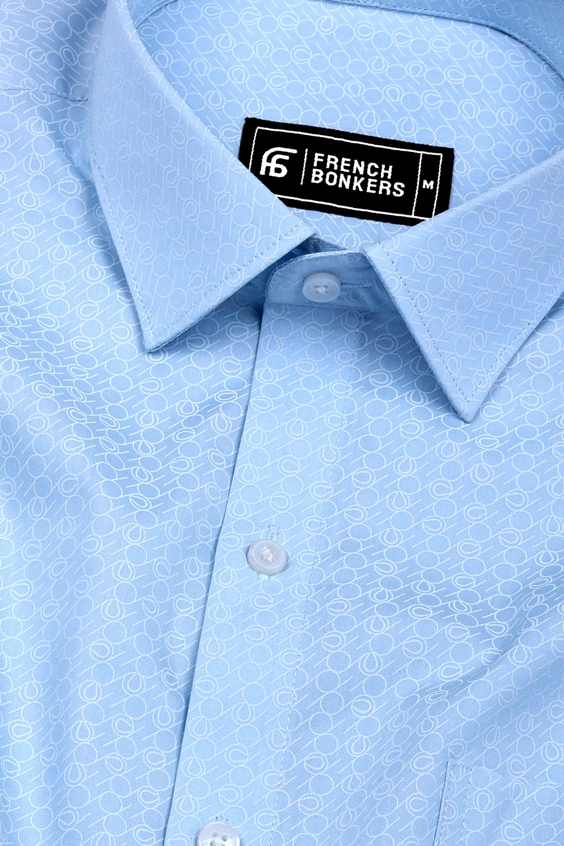 Airblue Loopline Printed Cotton Shirt