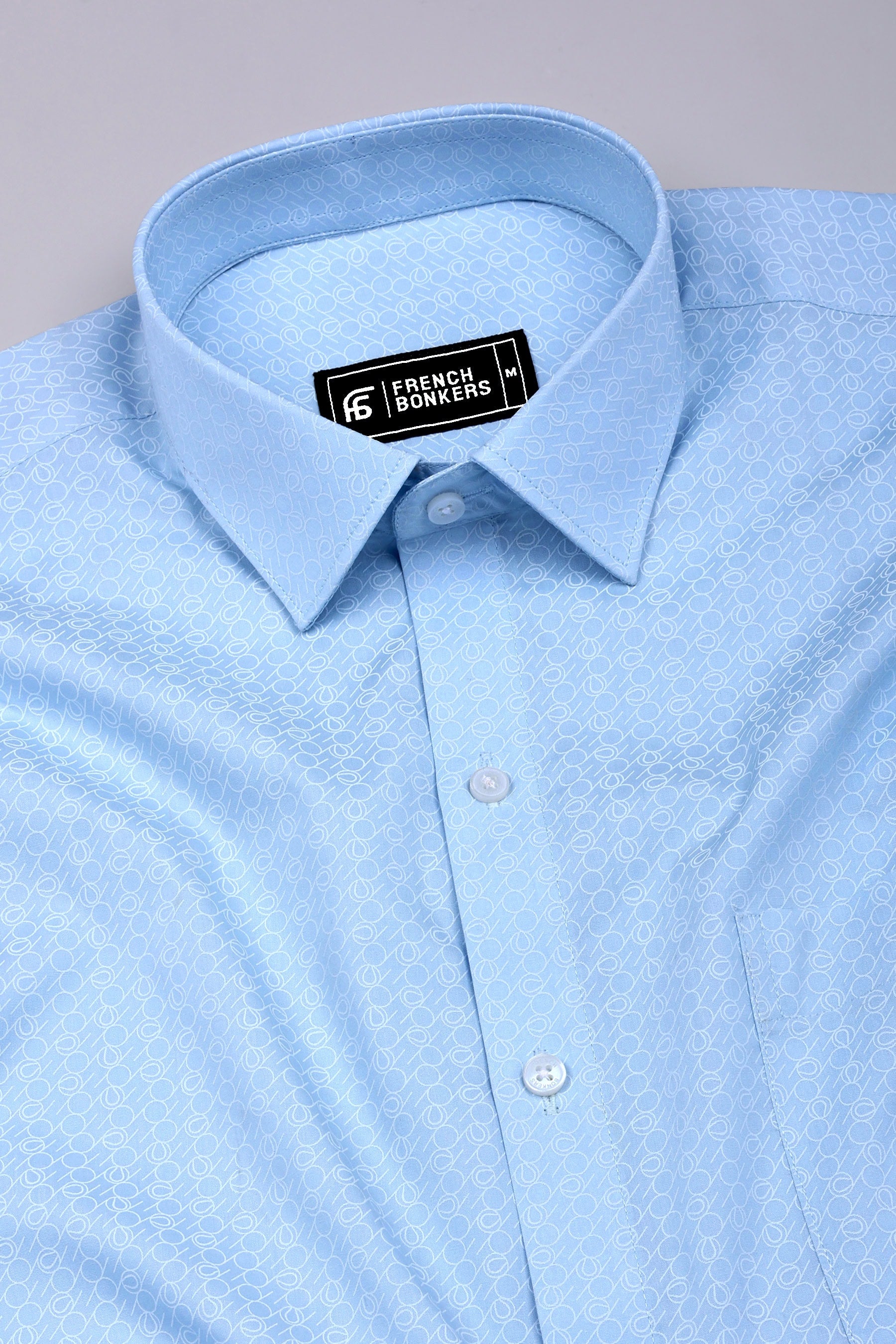 Airblue Loopline Printed Cotton Shirt