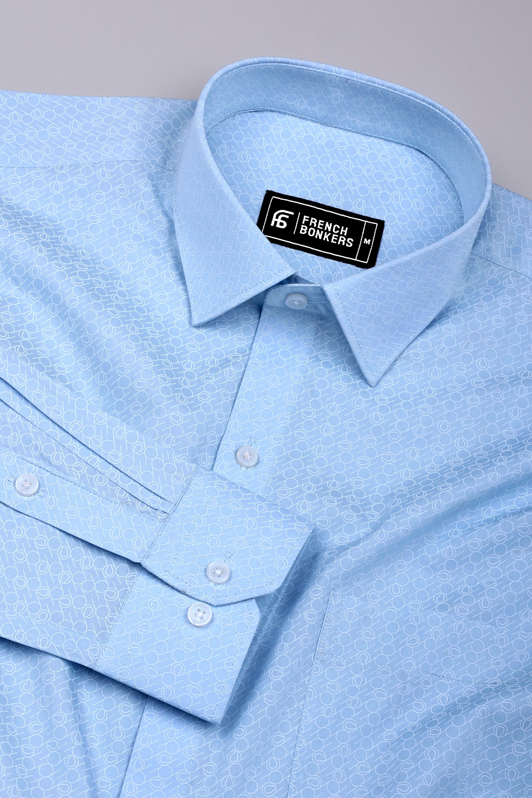 Airblue Loopline Printed Cotton Shirt