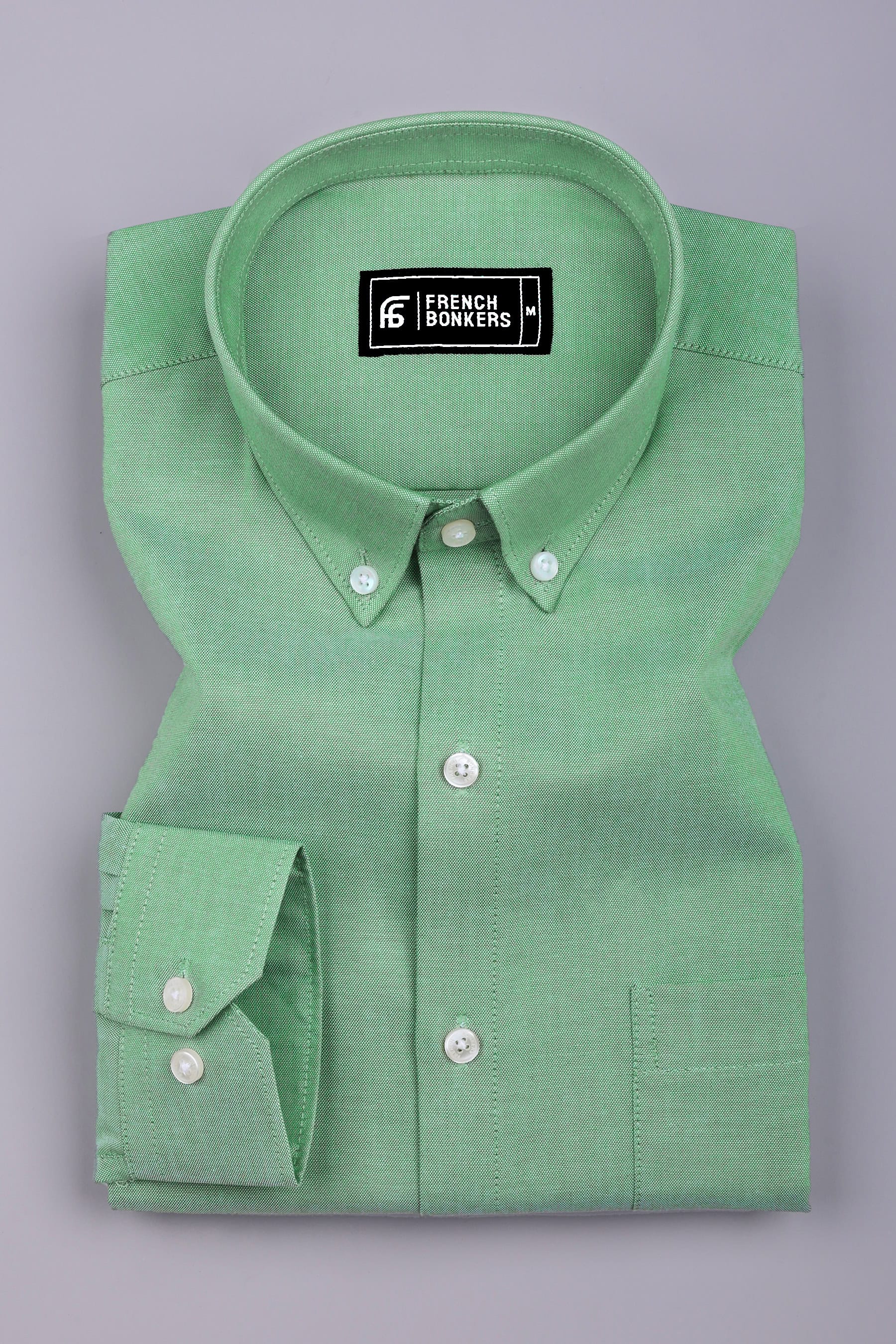 Arctic Pista Solid Oxford Cotton Shirt