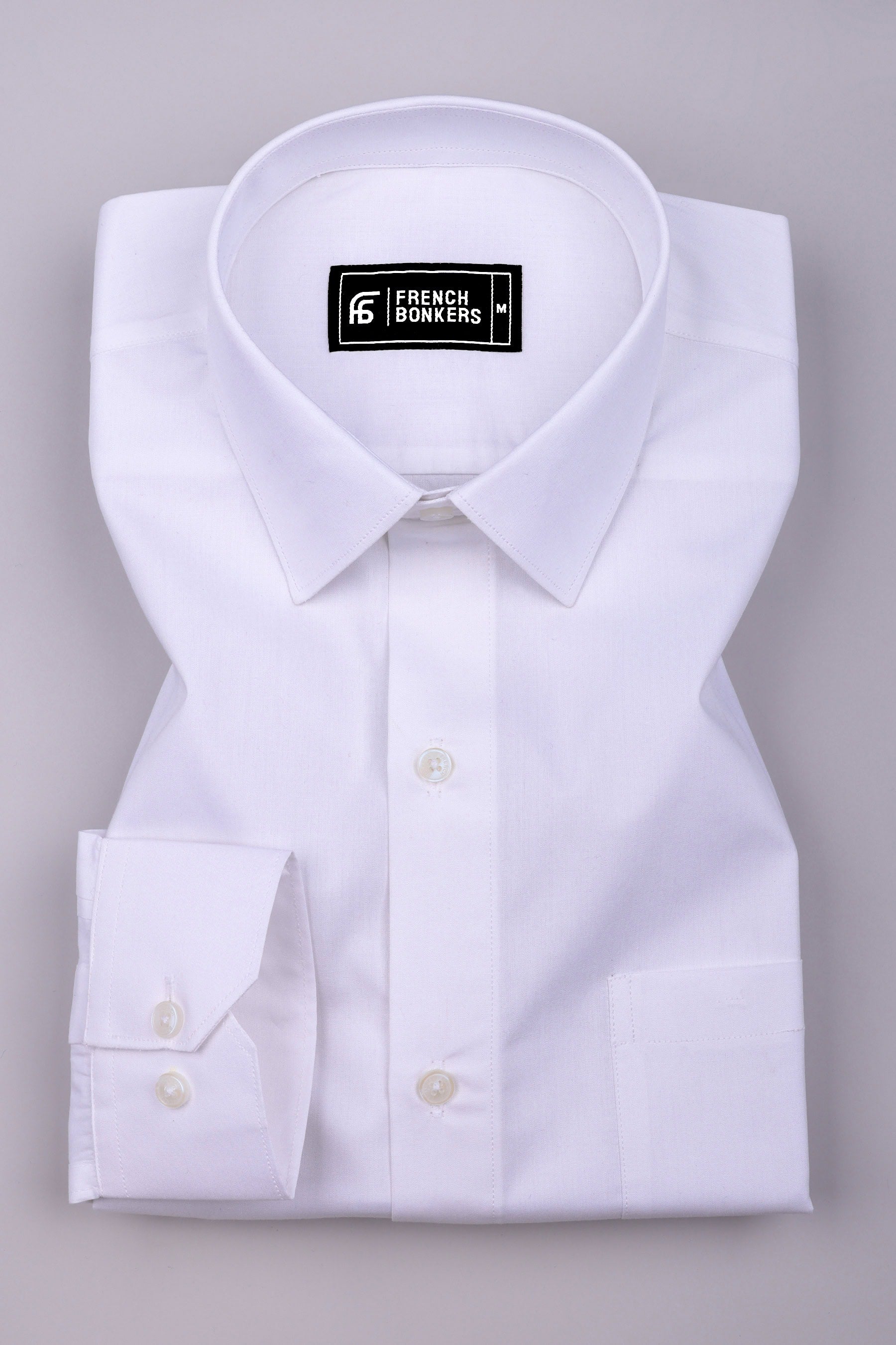 Milk White Cotton Linen Shirt