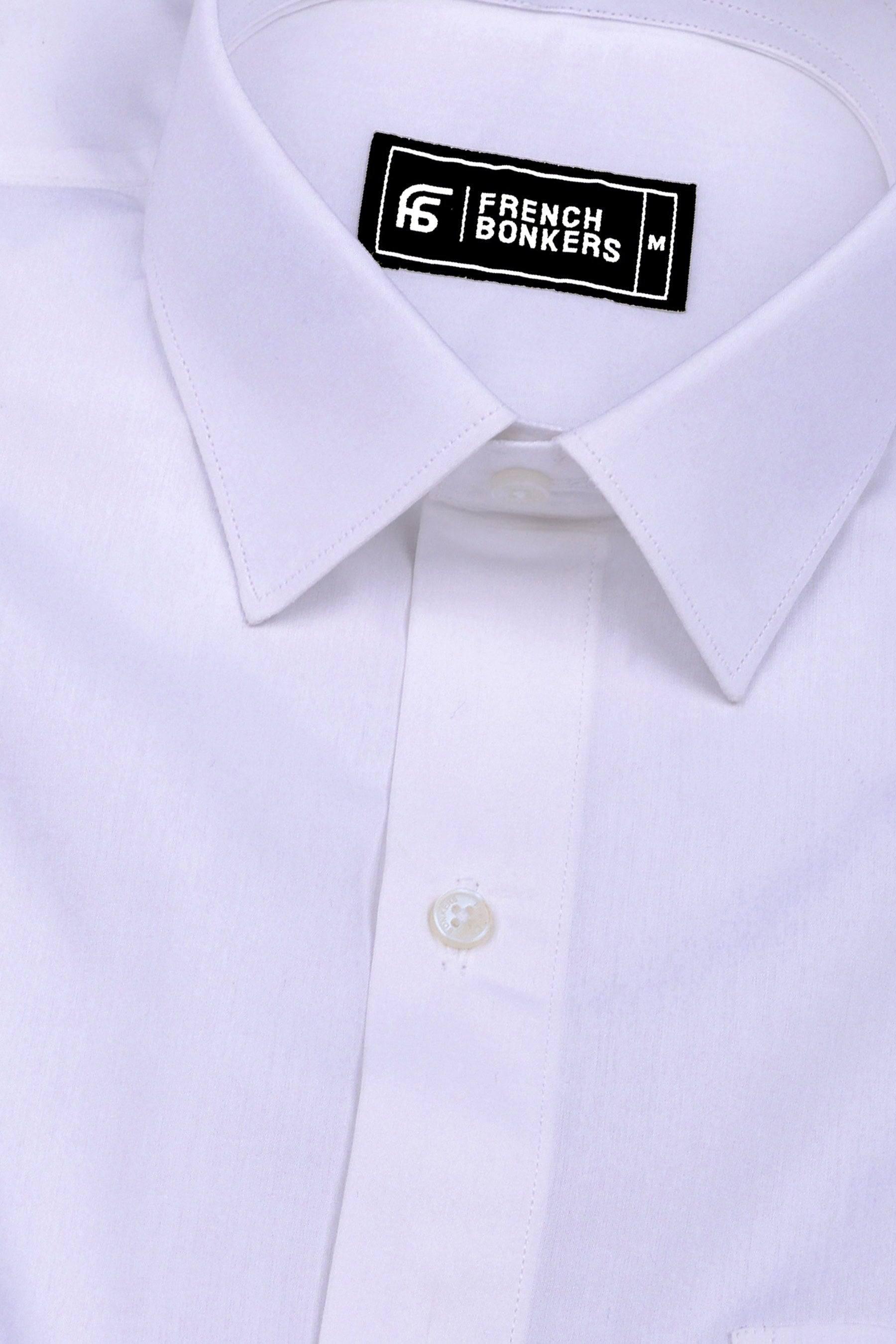 Lily White Cotton Satin Shirt