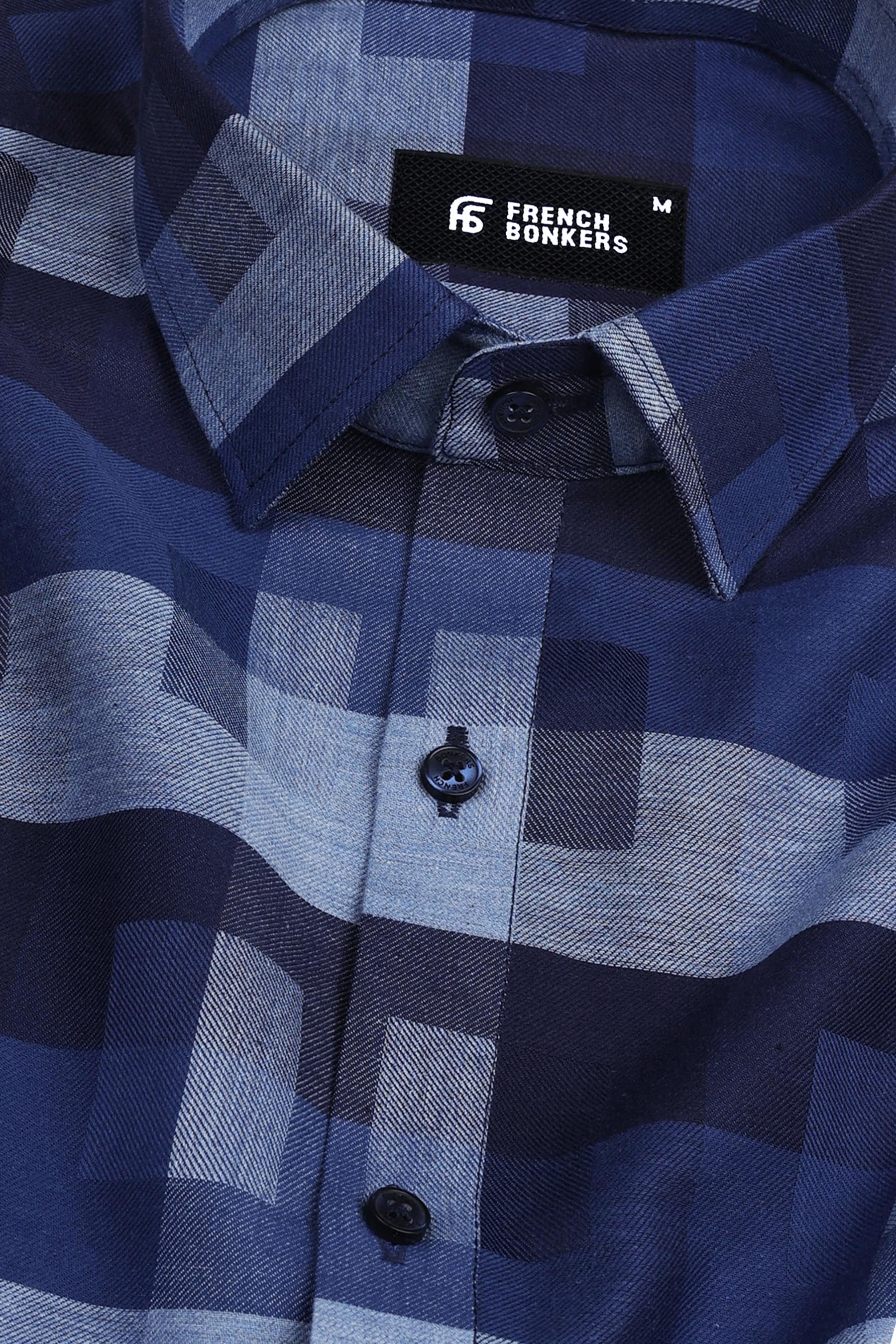 Berry and yonder blue tattershall check shirt