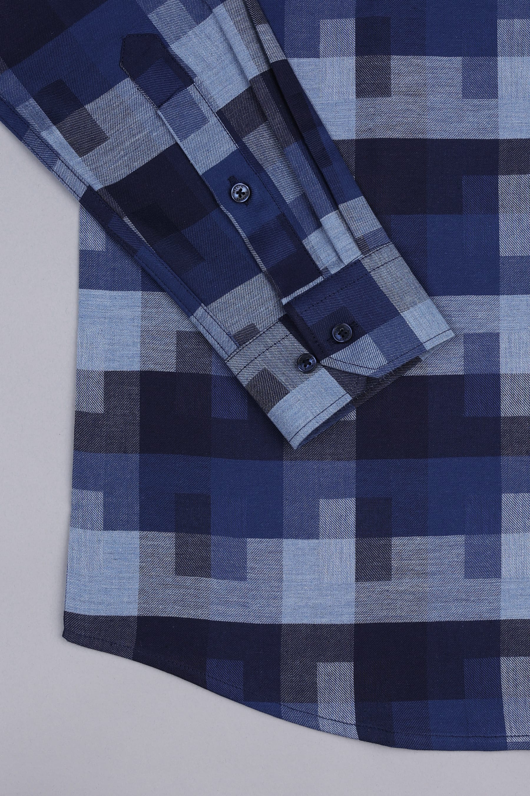 Berry and yonder blue tattershall check shirt