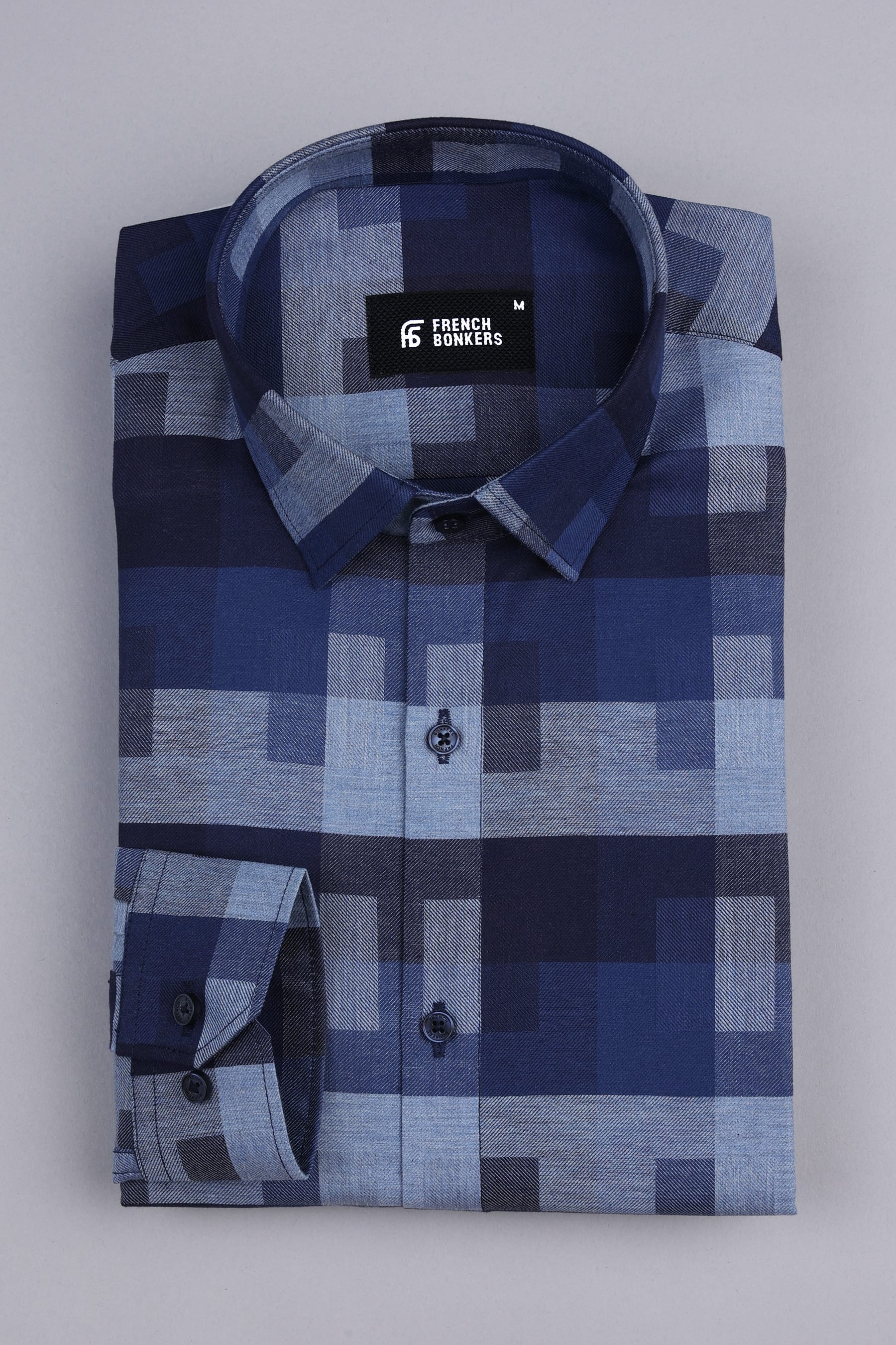 Berry and yonder blue tattershall check shirt