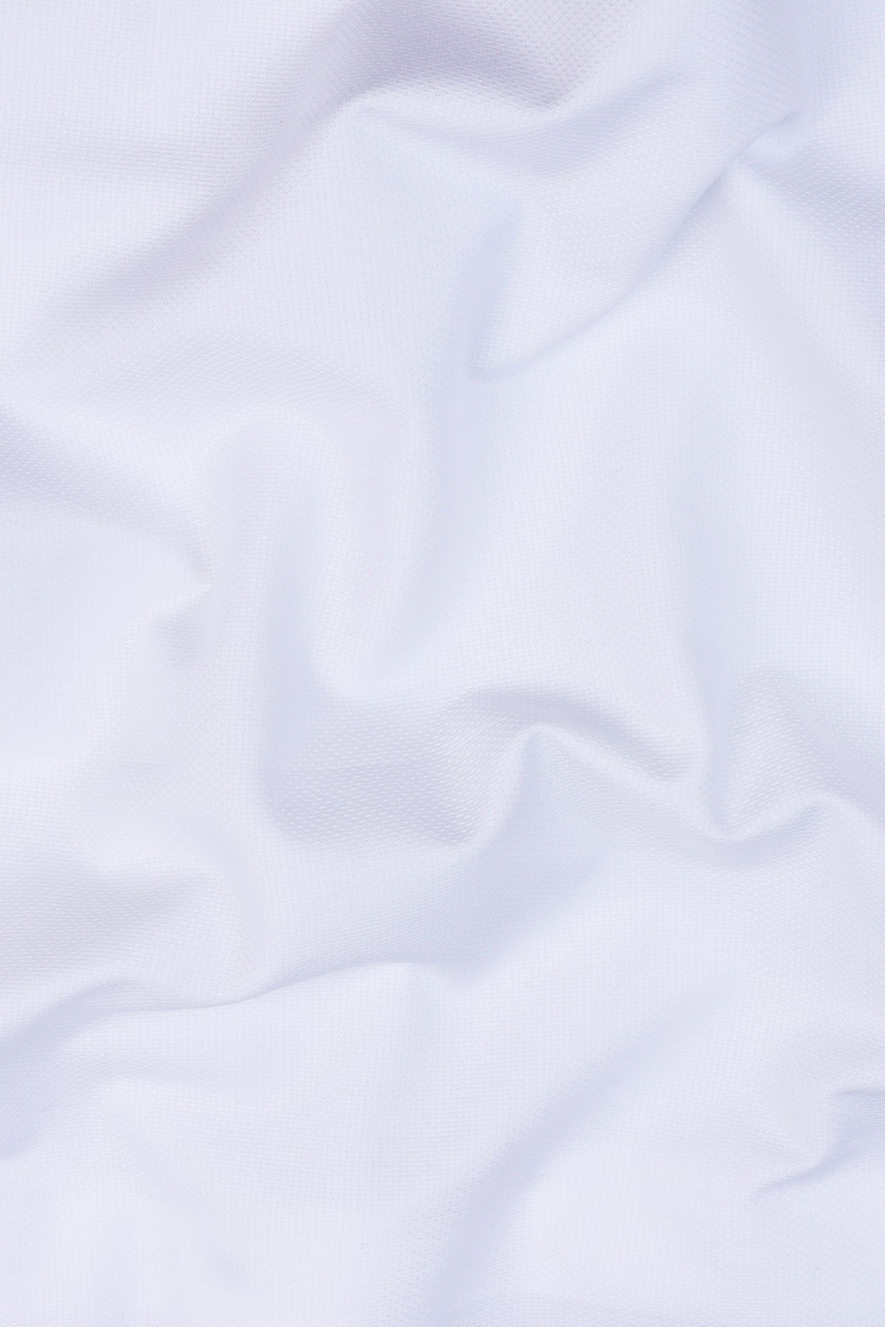 Dove white dobby texture cotton shirt