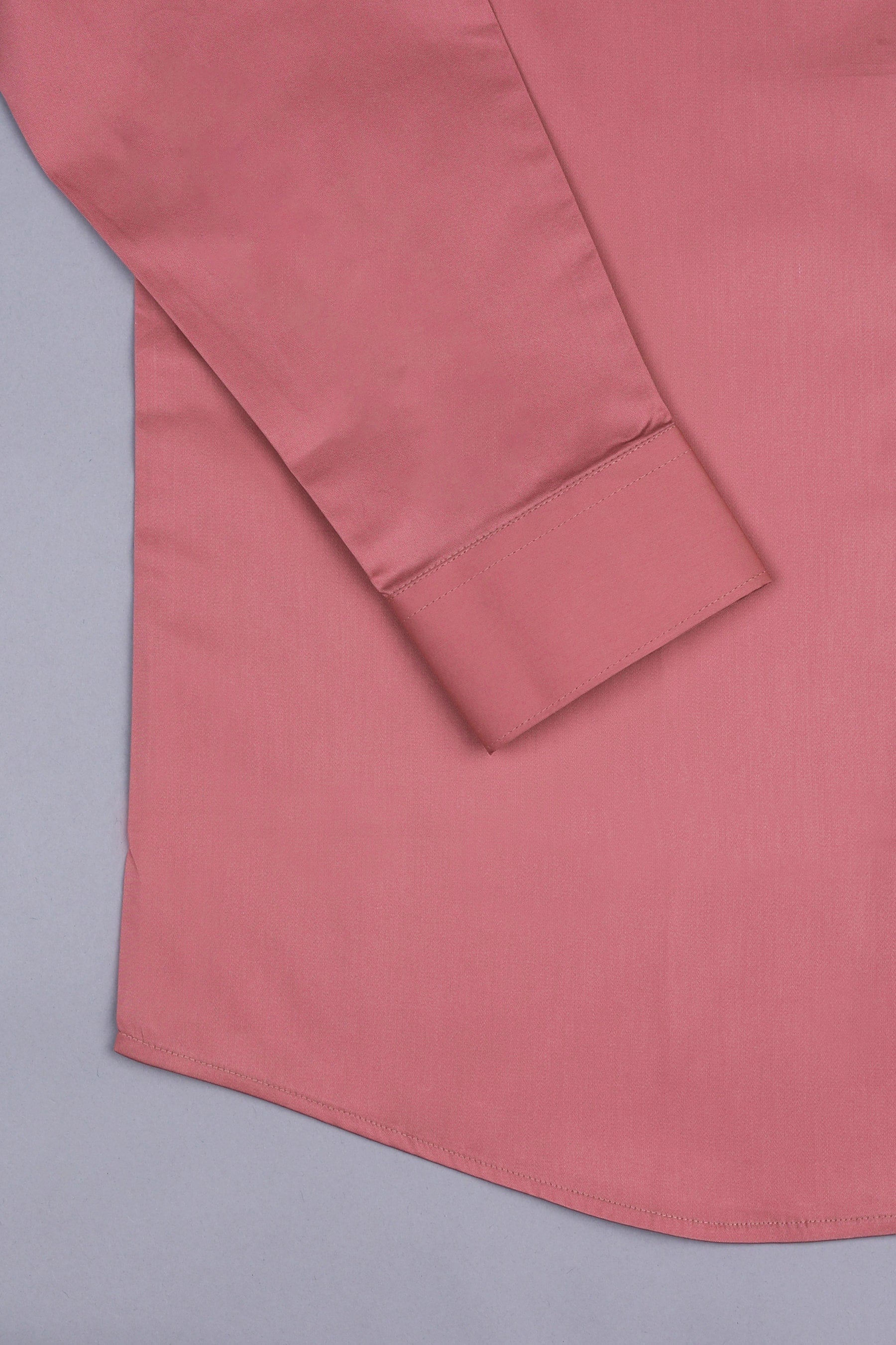 Thulian pink cotton satin shirt