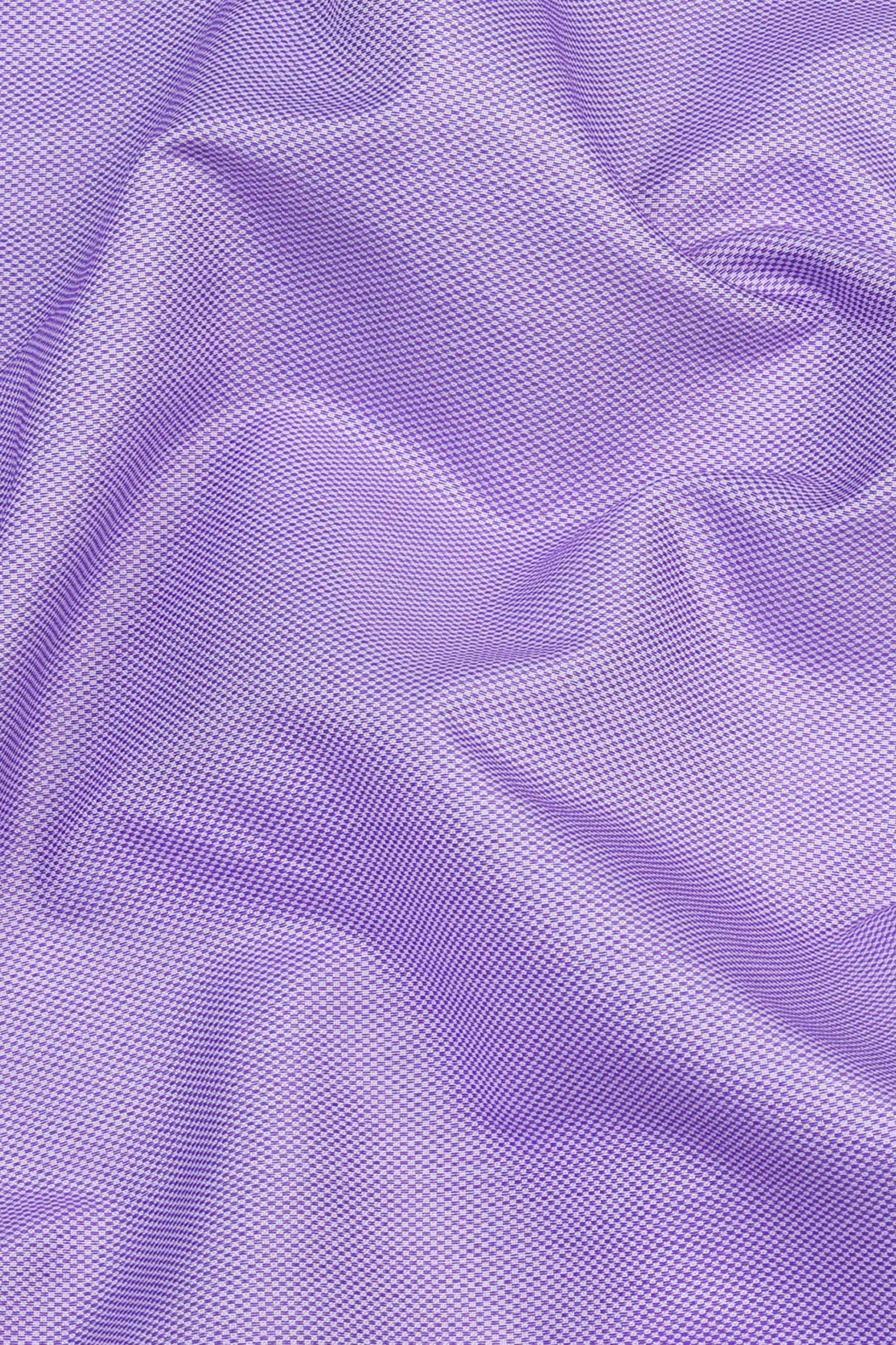 French violet dobby texture shirt