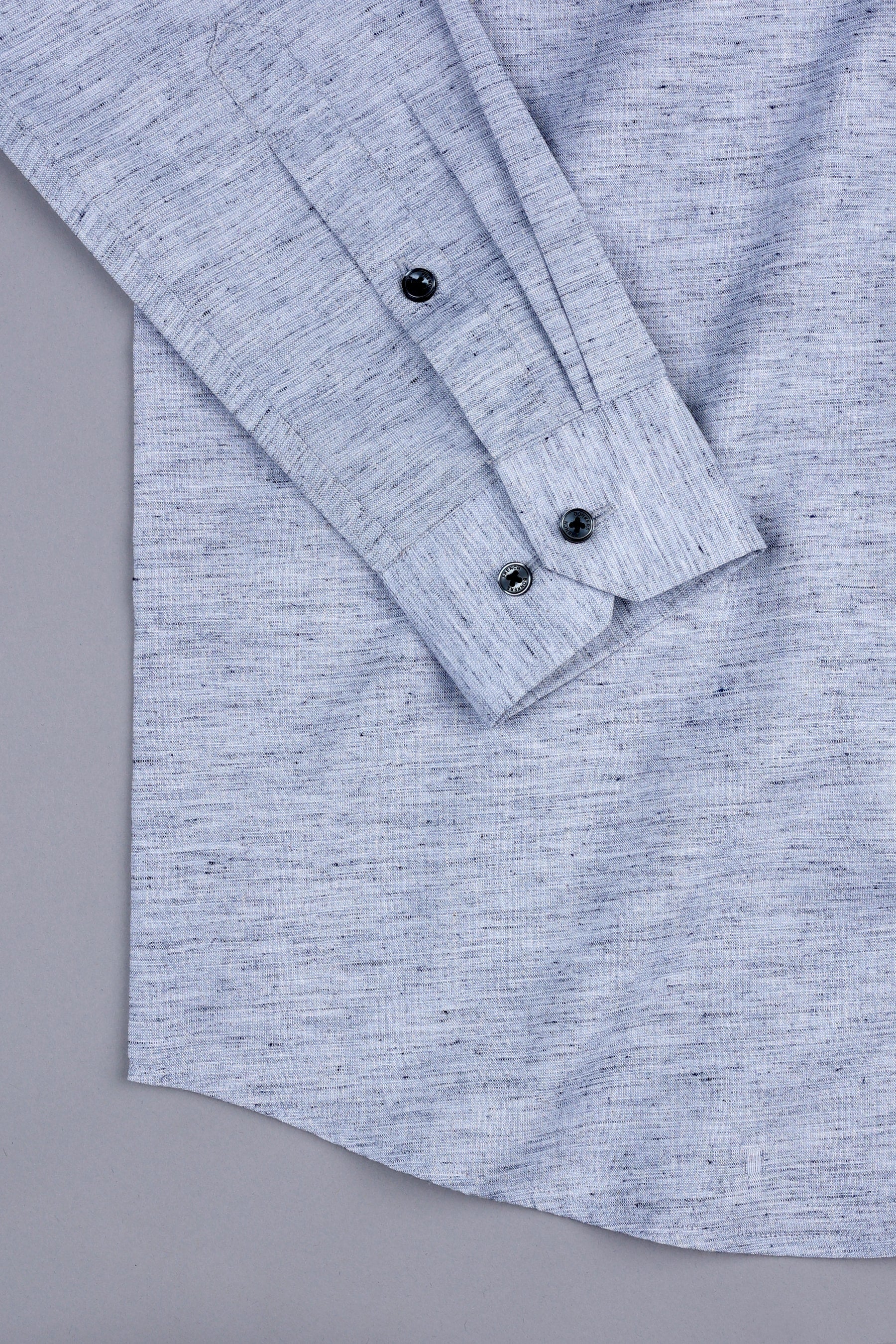 Coin grey amsler linen shirt