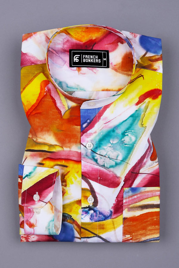 Magic Multicolor Print Cotton Shirt