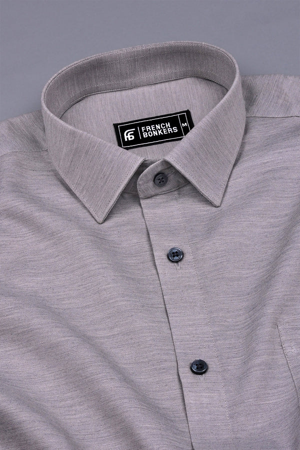 Strom Wind Gray Solid Shirt