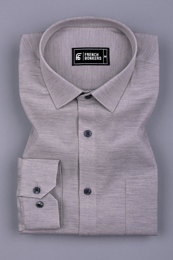 Strom Wind Gray Solid Shirt
