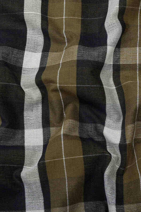 Fortress Olive Corduroy Check Shirt