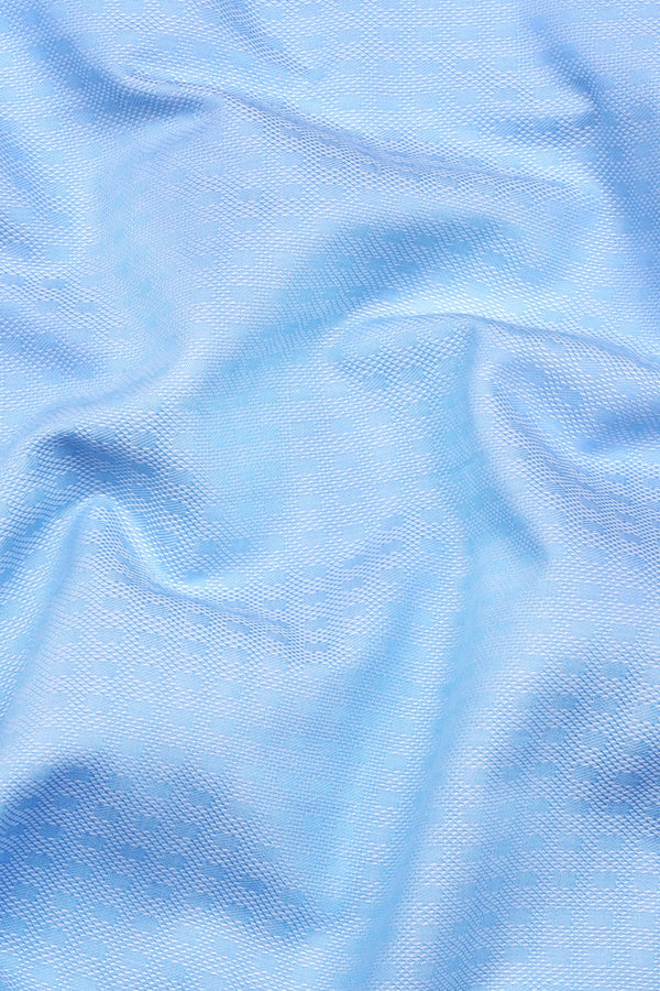 Zeblue Dobby Textured Cotton Shirt