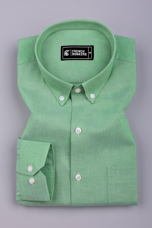 Arctic Pista Solid Oxford Cotton Shirt