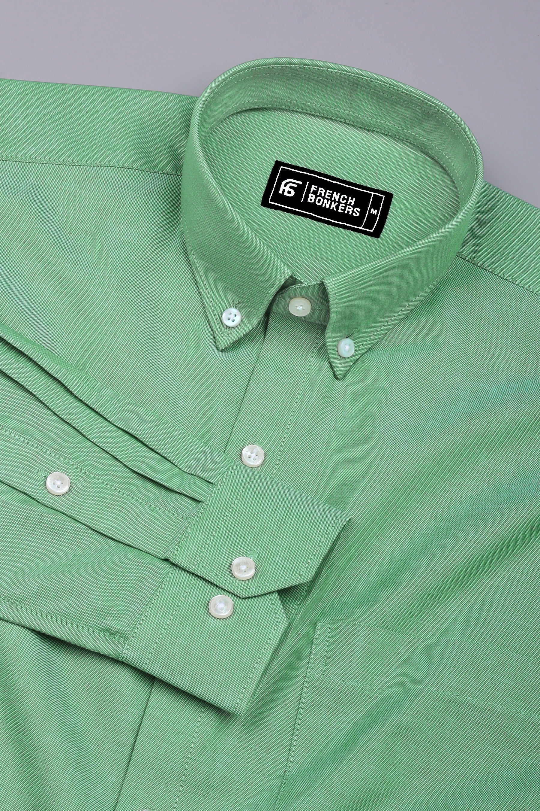 Arctic Pista Solid Oxford Cotton Shirt