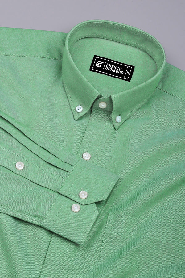 Arctic Pista Solid Oxford Cotton Shirt