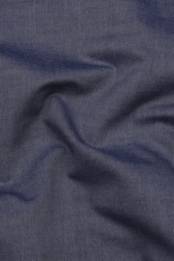 Arctic Grey Solid Oxford Cotton Shirt