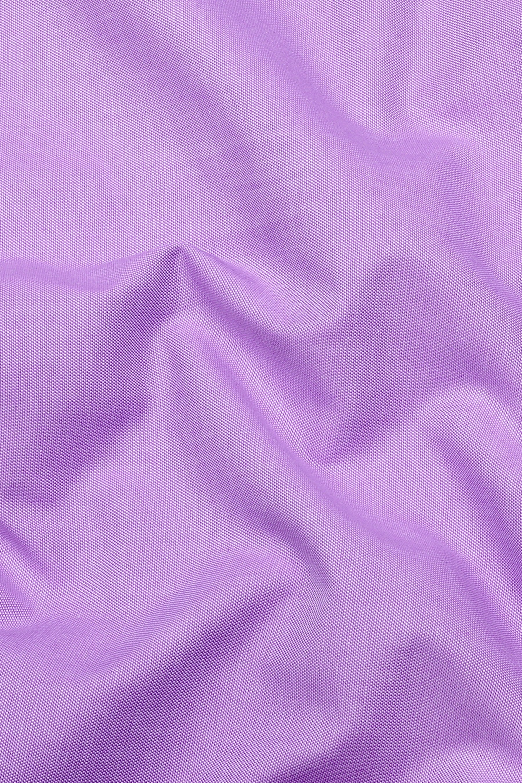 Arctic Light Violet Solid Oxford Cotton Shirt
