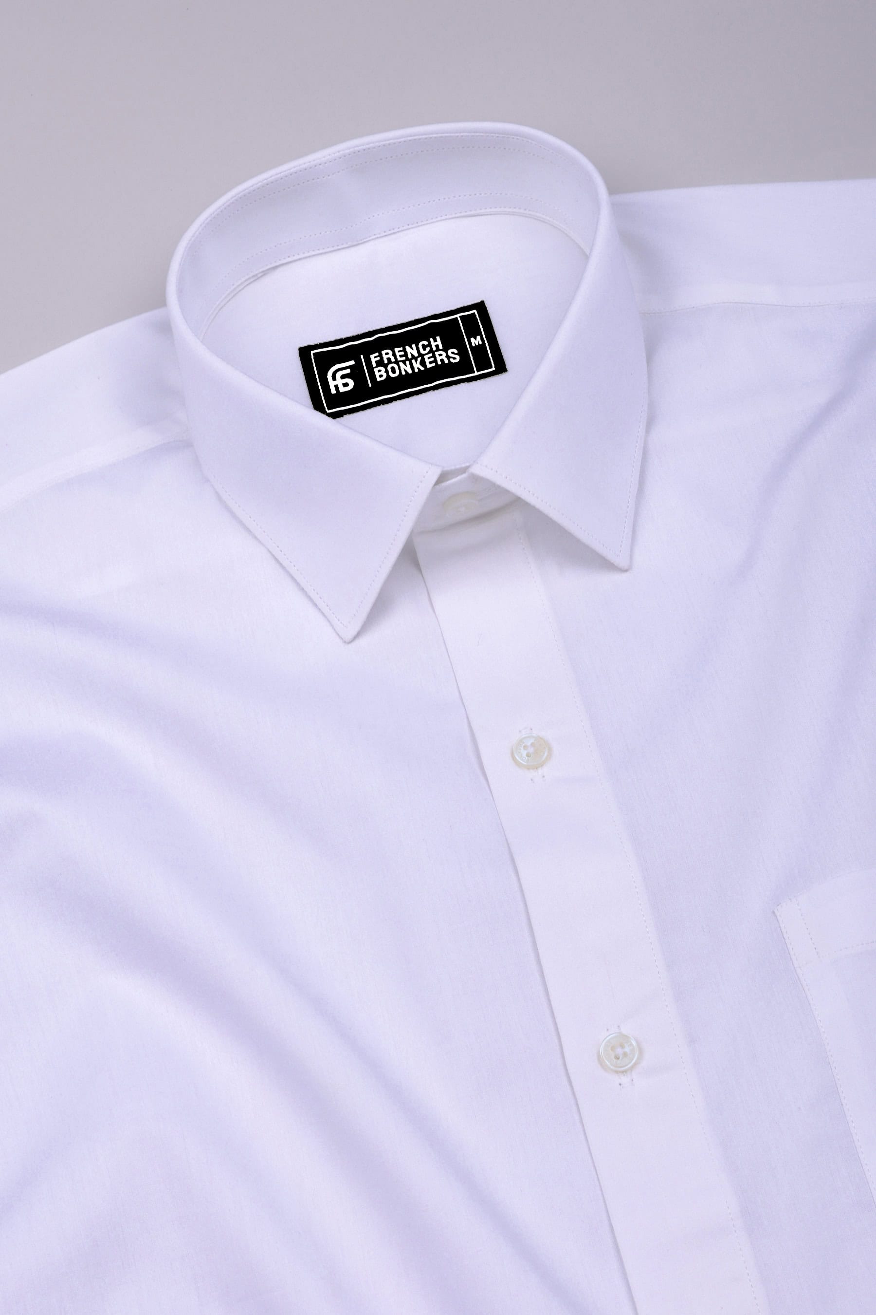Milk White Cotton Linen Shirt