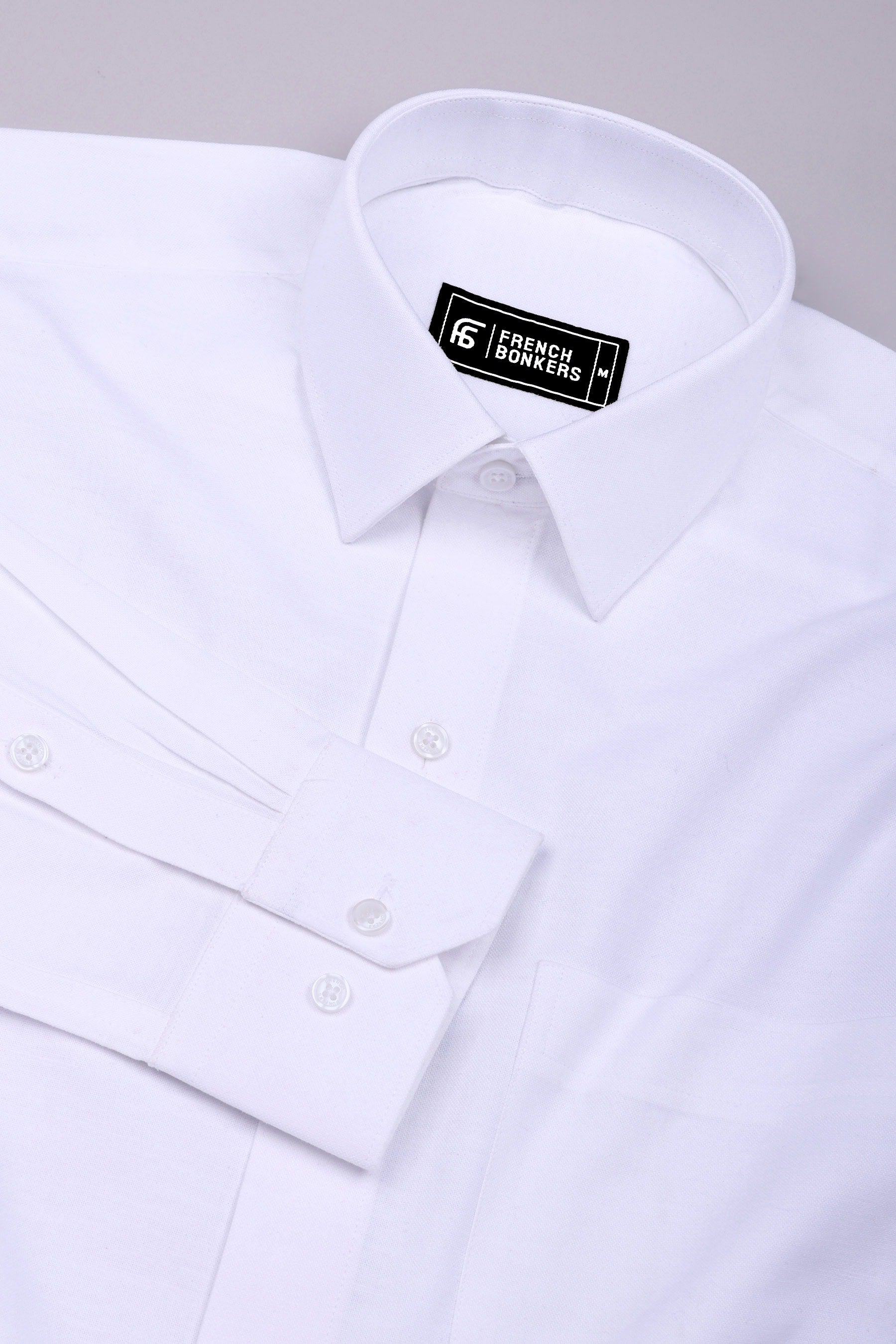 Lily White Cotton Satin Shirt